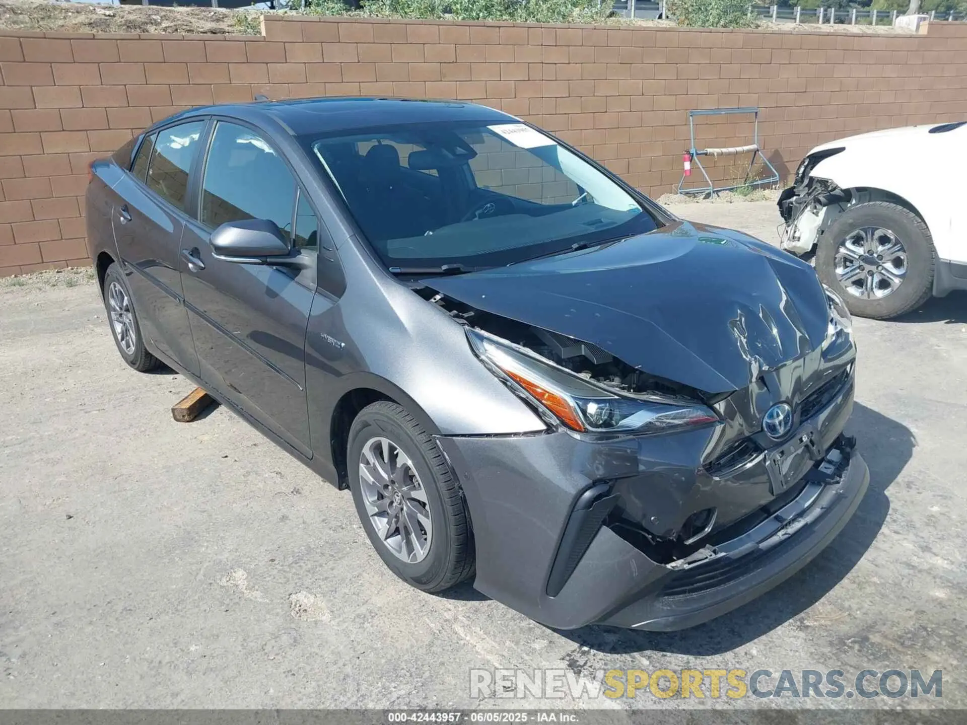 1 Photograph of a damaged car JTDKAMFU4M3144985 TOYOTA PRIUS 2021