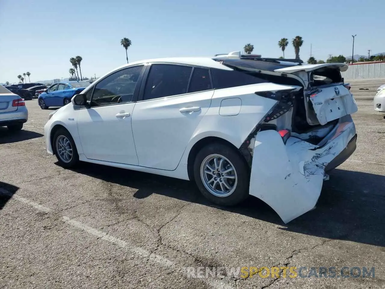 2 Photograph of a damaged car JTDKAMFU4M3145800 TOYOTA PRIUS 2021