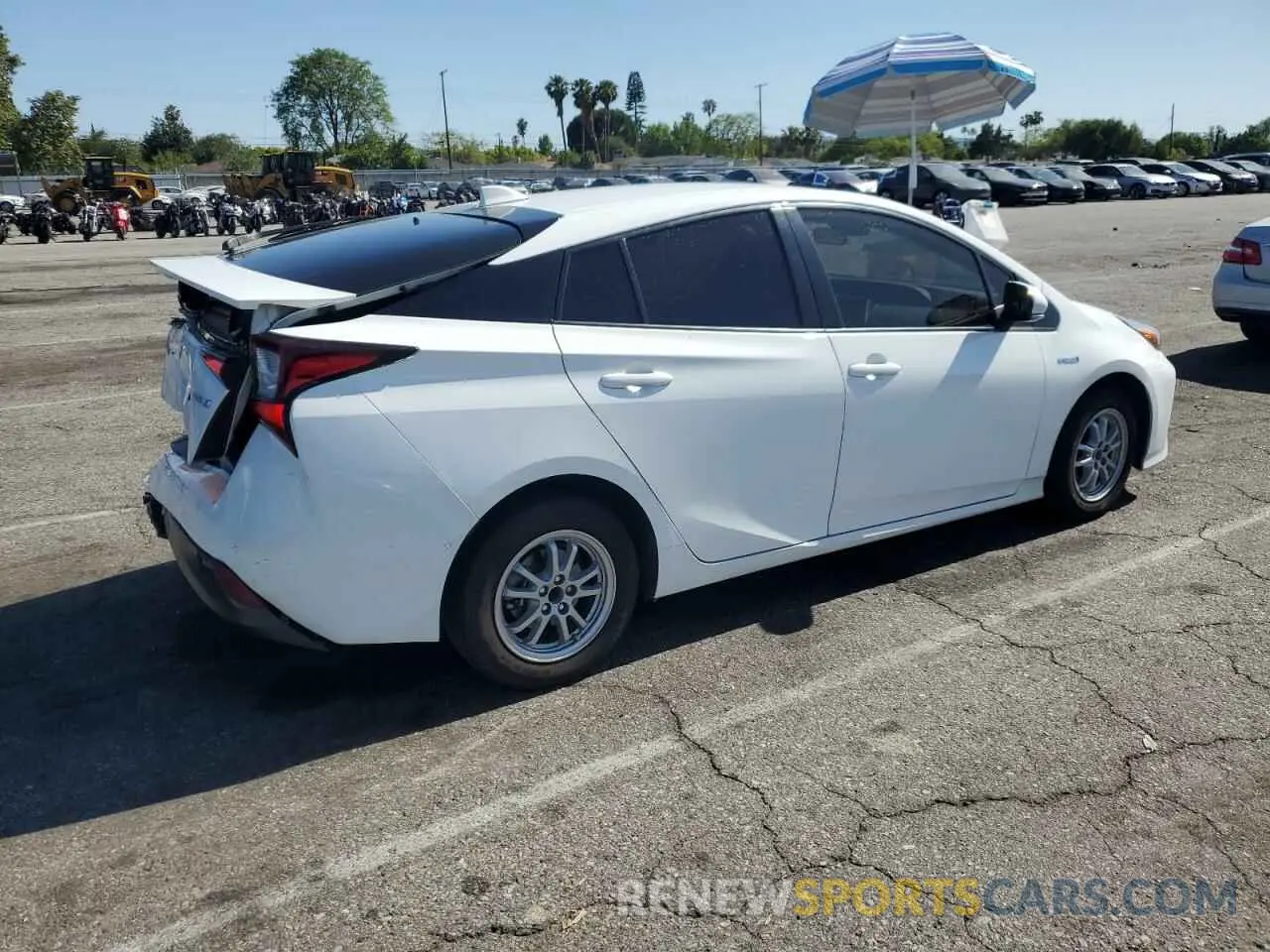 3 Photograph of a damaged car JTDKAMFU4M3145800 TOYOTA PRIUS 2021