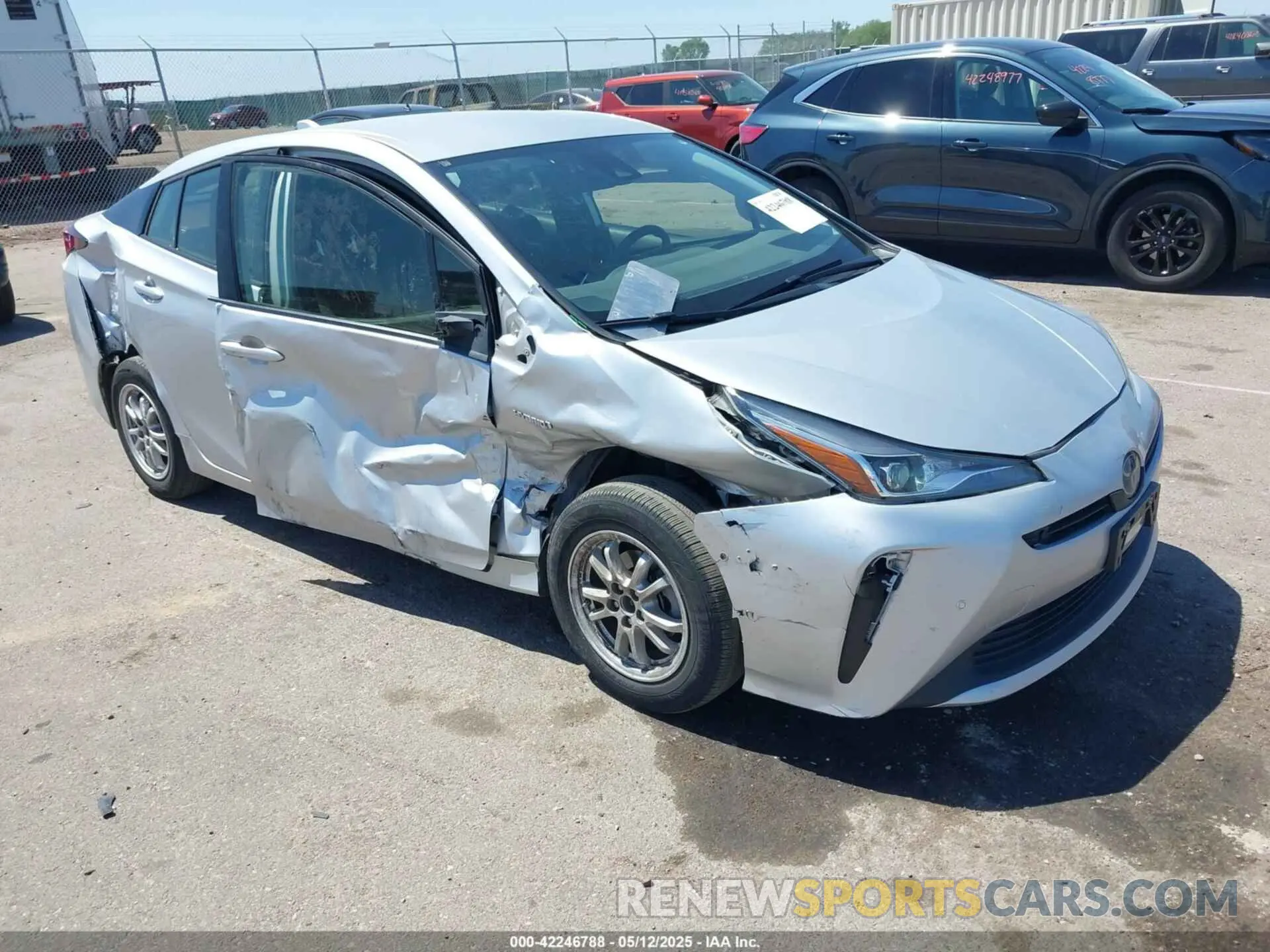 1 Photograph of a damaged car JTDKAMFU4M3148082 TOYOTA PRIUS 2021