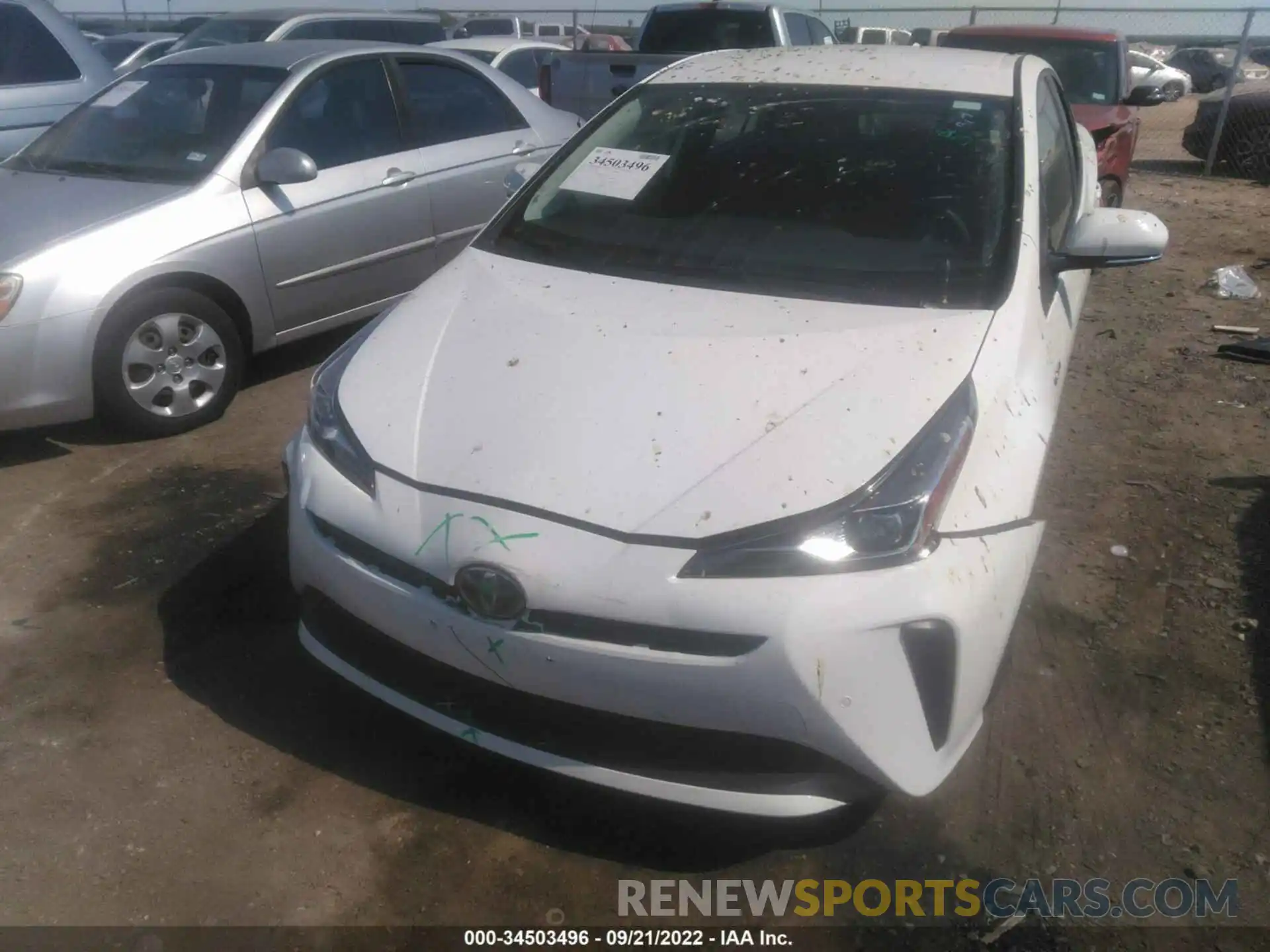 6 Photograph of a damaged car JTDKAMFU4M3149779 TOYOTA PRIUS 2021