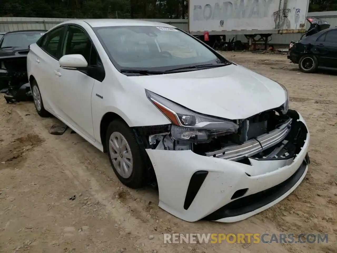 1 Photograph of a damaged car JTDKAMFU4M3150432 TOYOTA PRIUS 2021