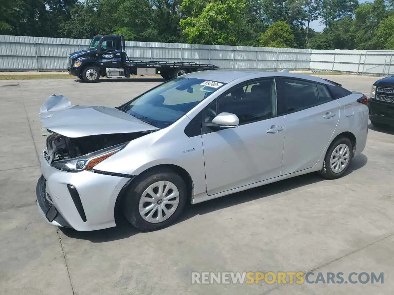1 Photograph of a damaged car JTDKAMFU4M3150656 TOYOTA PRIUS 2021