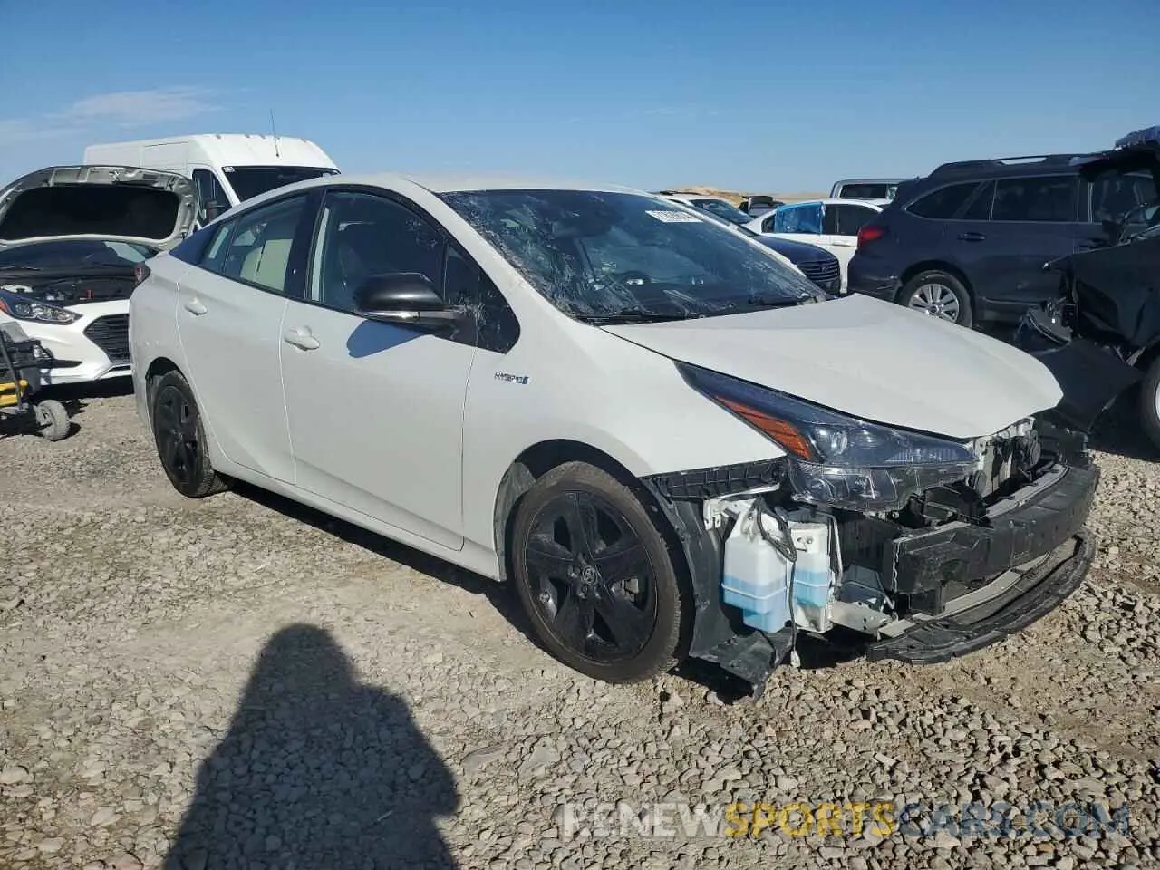 4 Photograph of a damaged car JTDKAMFU5M3127192 TOYOTA PRIUS 2021