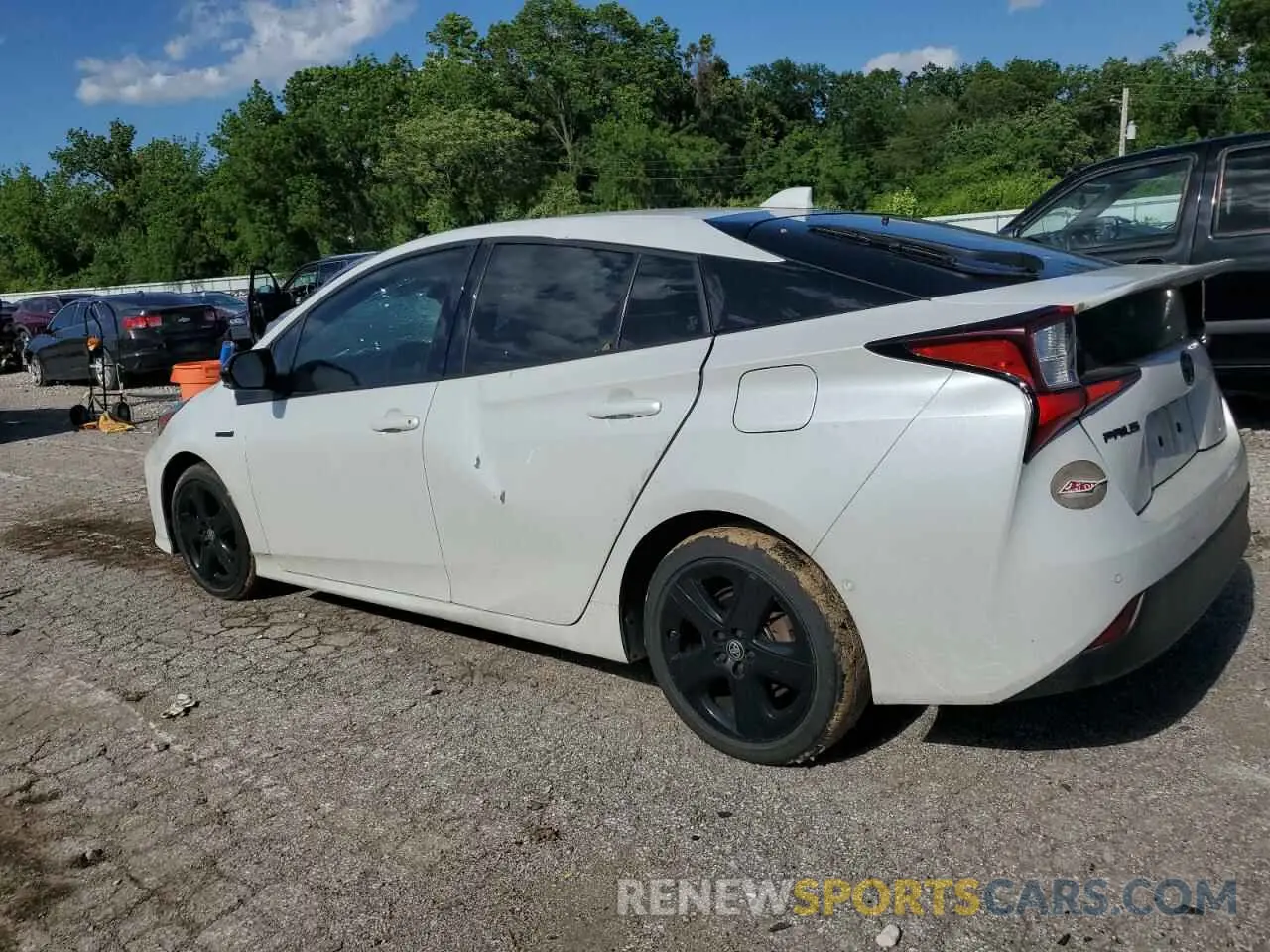 2 Photograph of a damaged car JTDKAMFU5M3127547 TOYOTA PRIUS 2021