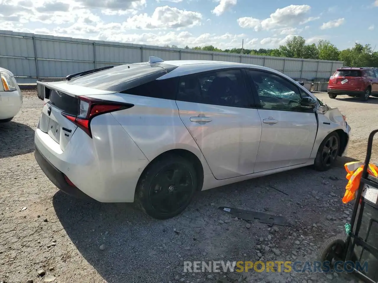3 Photograph of a damaged car JTDKAMFU5M3127547 TOYOTA PRIUS 2021