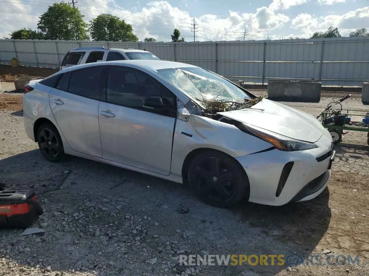 4 Photograph of a damaged car JTDKAMFU5M3127547 TOYOTA PRIUS 2021