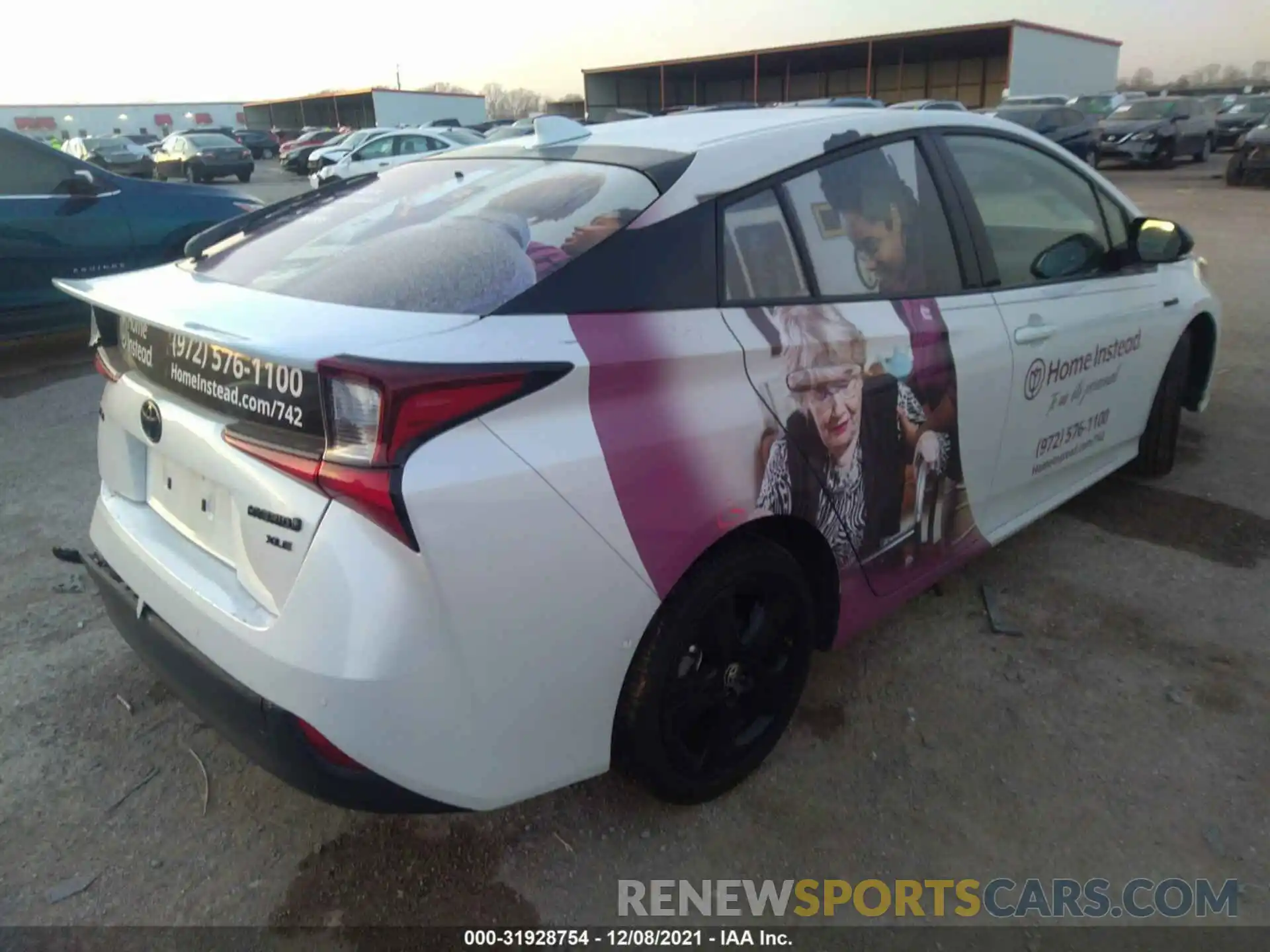 4 Photograph of a damaged car JTDKAMFU5M3130044 TOYOTA PRIUS 2021