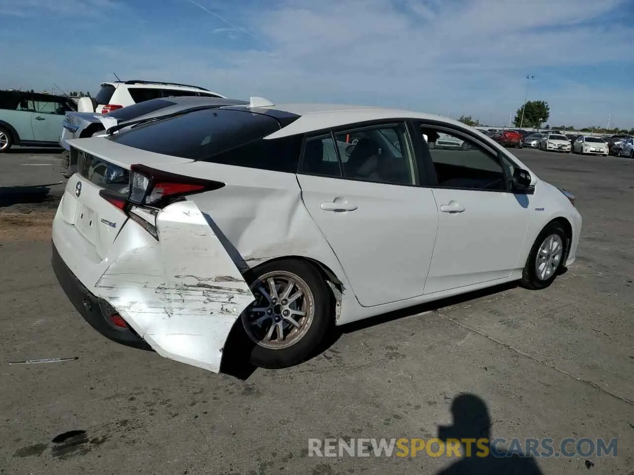 3 Photograph of a damaged car JTDKAMFU5M3130139 TOYOTA PRIUS 2021