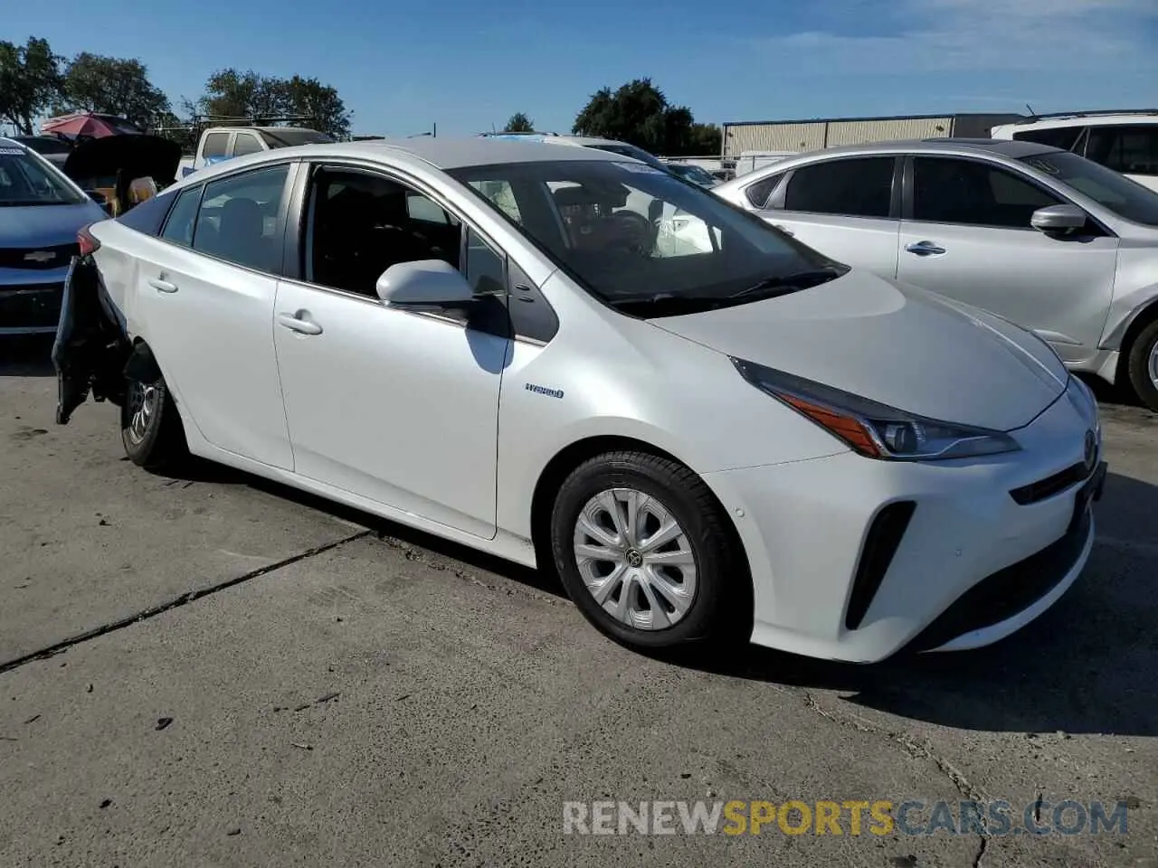 4 Photograph of a damaged car JTDKAMFU5M3130139 TOYOTA PRIUS 2021