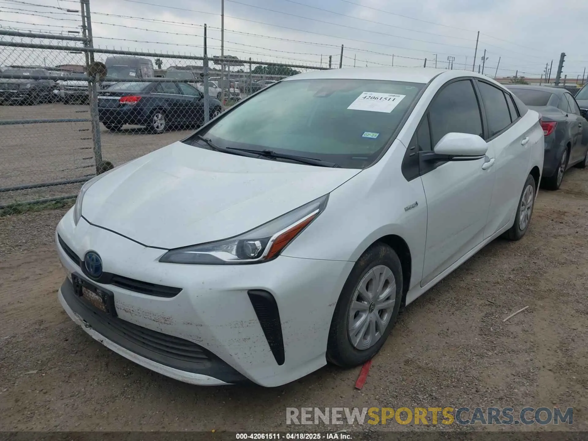 6 Photograph of a damaged car JTDKAMFU5M3132103 TOYOTA PRIUS 2021