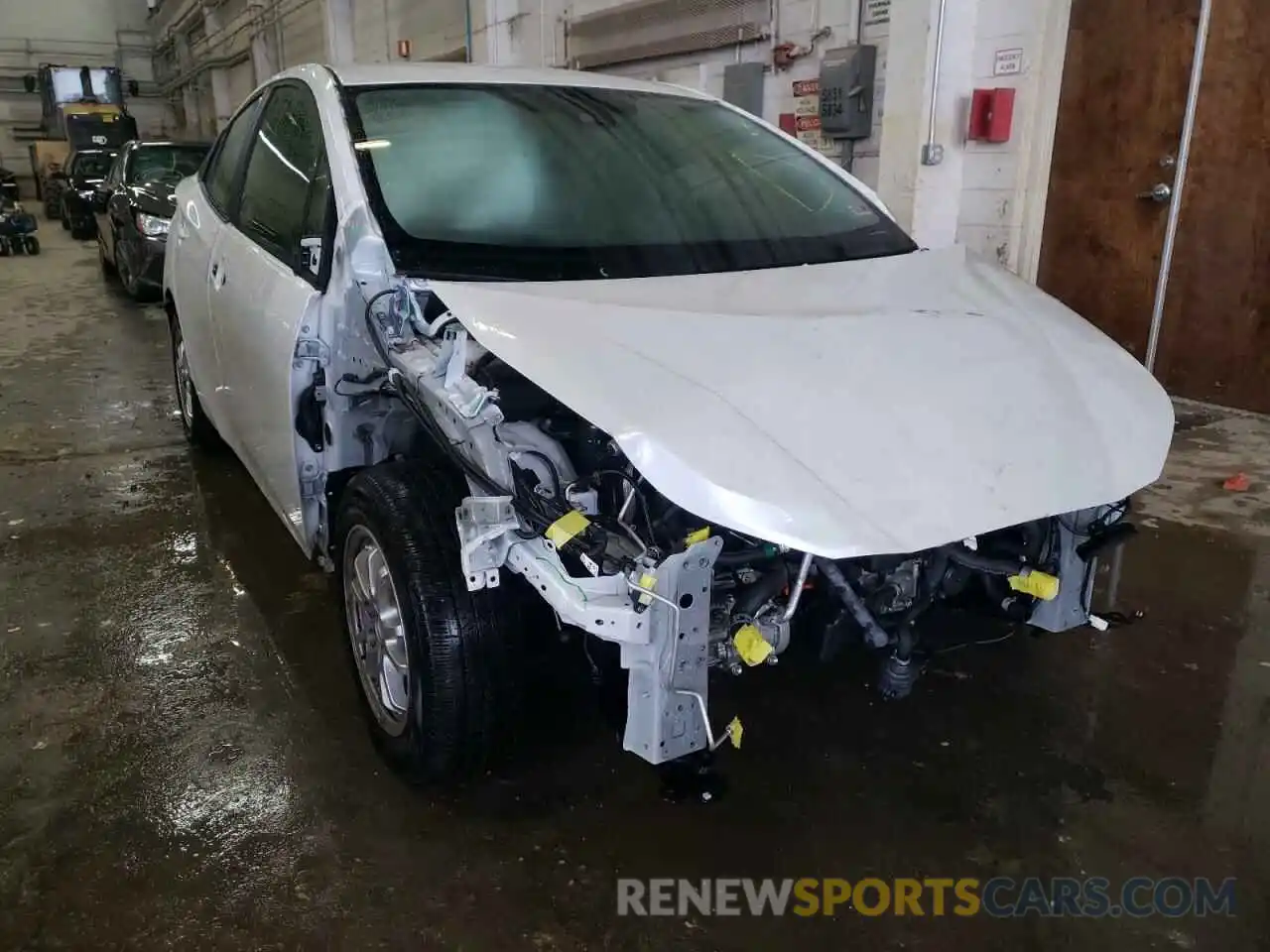 1 Photograph of a damaged car JTDKAMFU5M3134045 TOYOTA PRIUS 2021