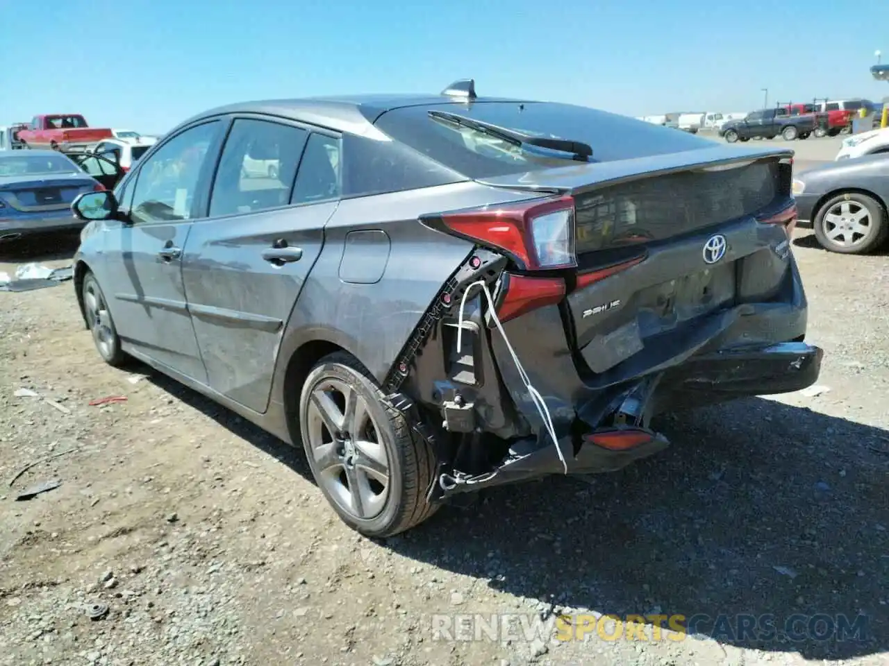 3 Photograph of a damaged car JTDKAMFU5M3140315 TOYOTA PRIUS 2021