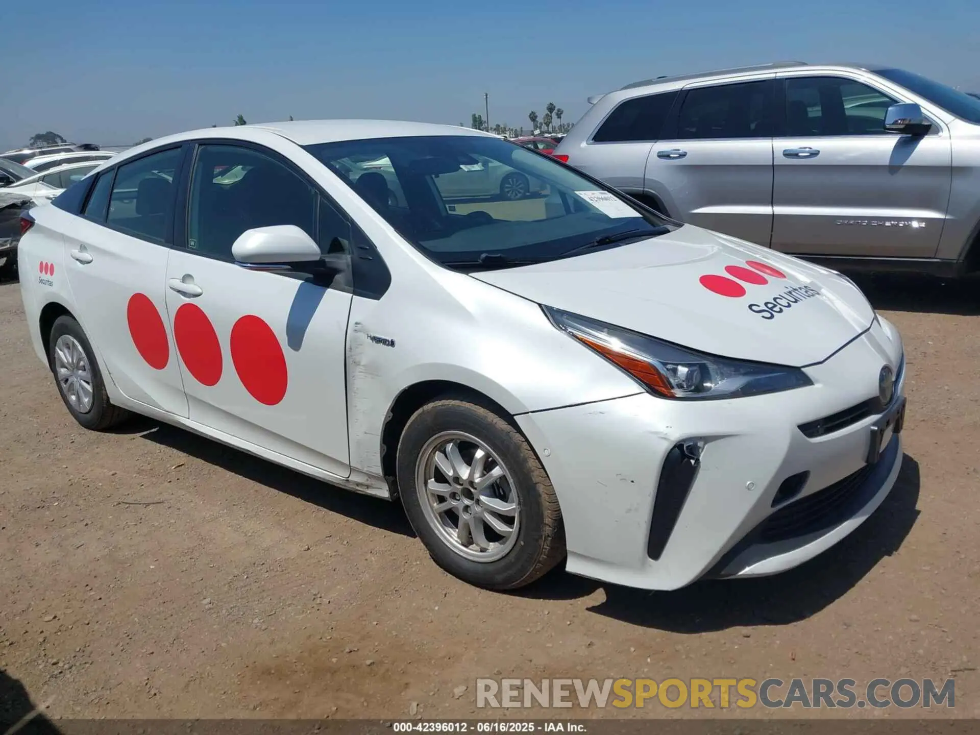 1 Photograph of a damaged car JTDKAMFU5M3142159 TOYOTA PRIUS 2021