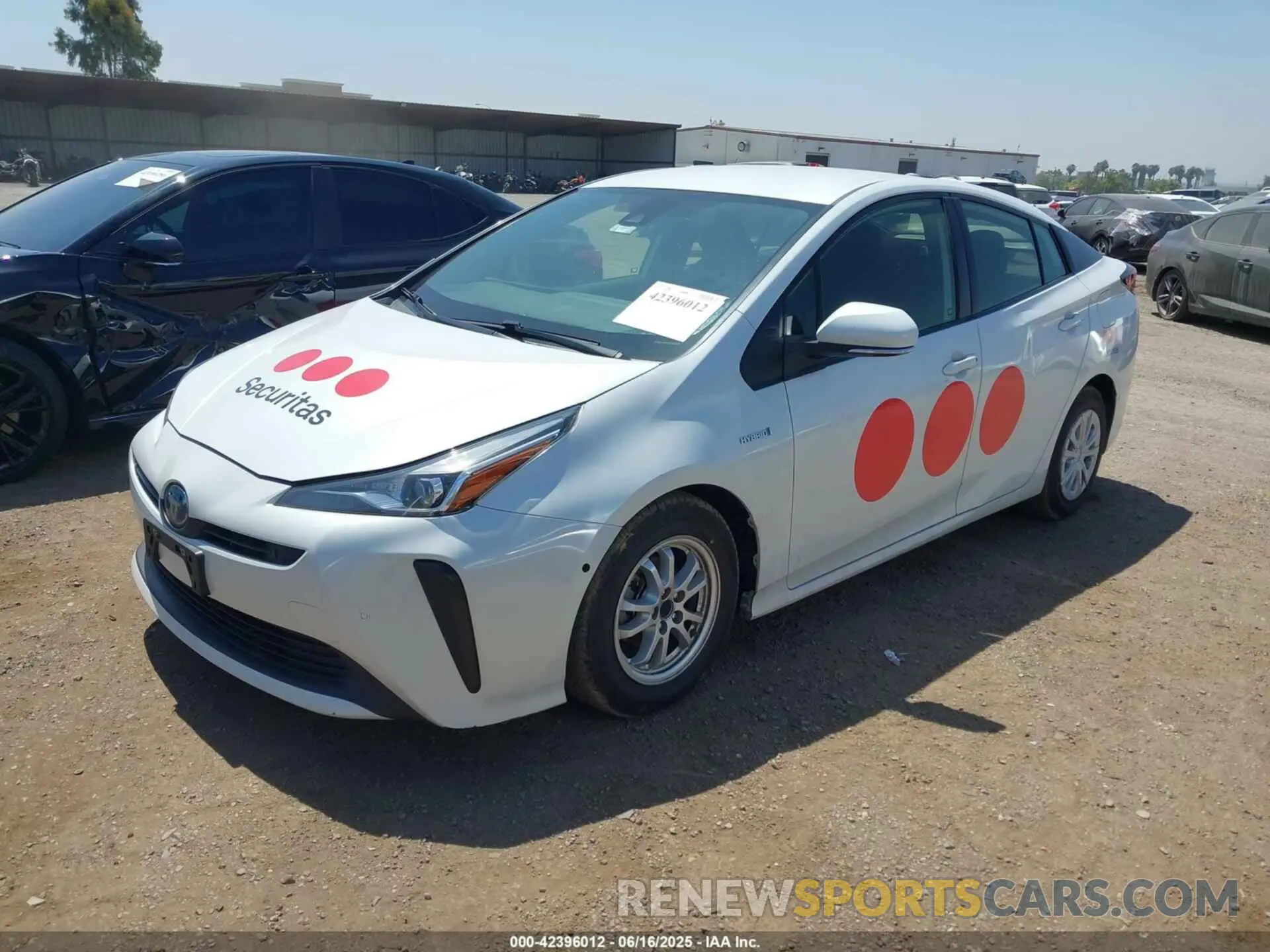2 Photograph of a damaged car JTDKAMFU5M3142159 TOYOTA PRIUS 2021
