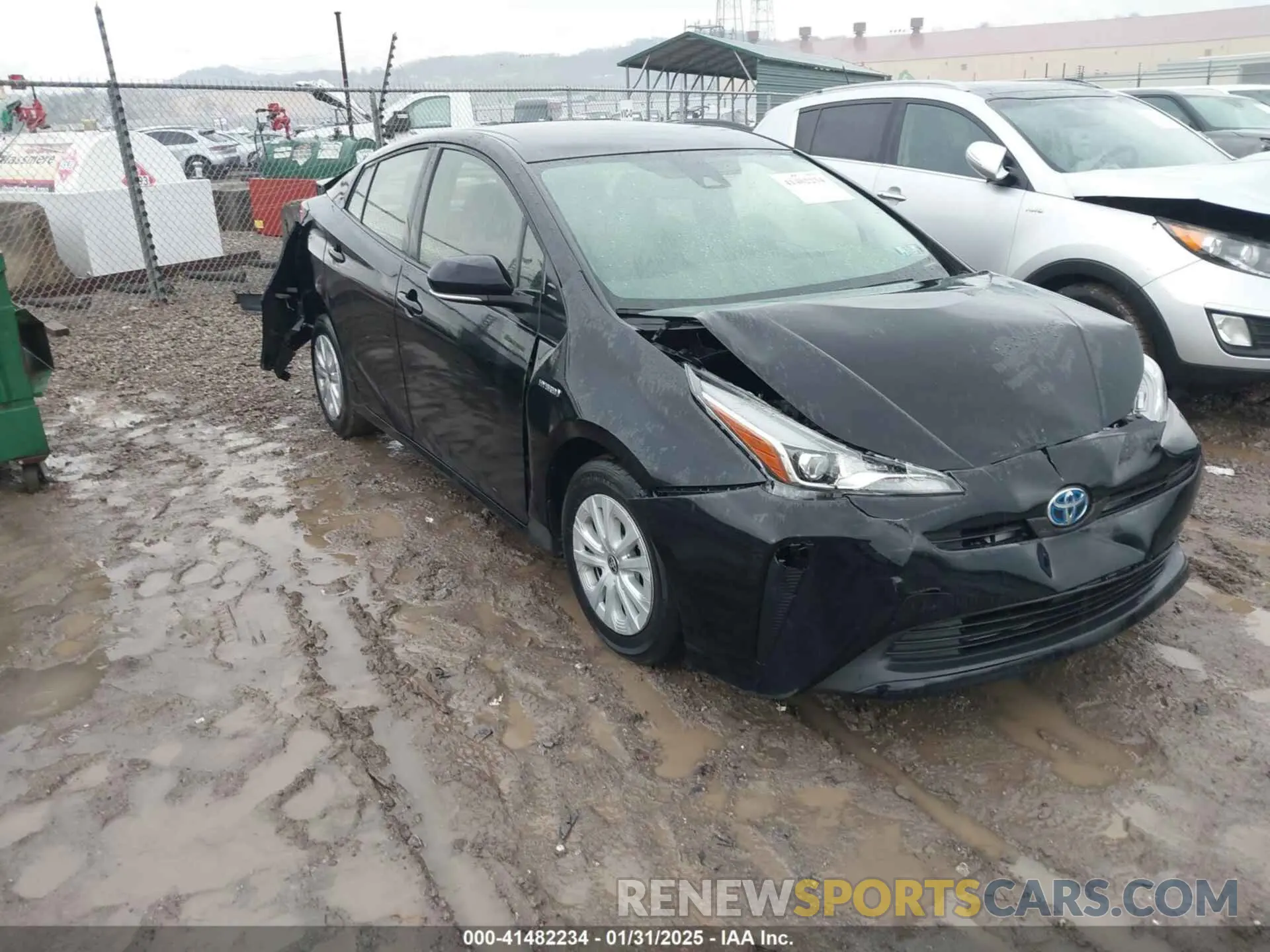 1 Photograph of a damaged car JTDKAMFU5M3145210 TOYOTA PRIUS 2021