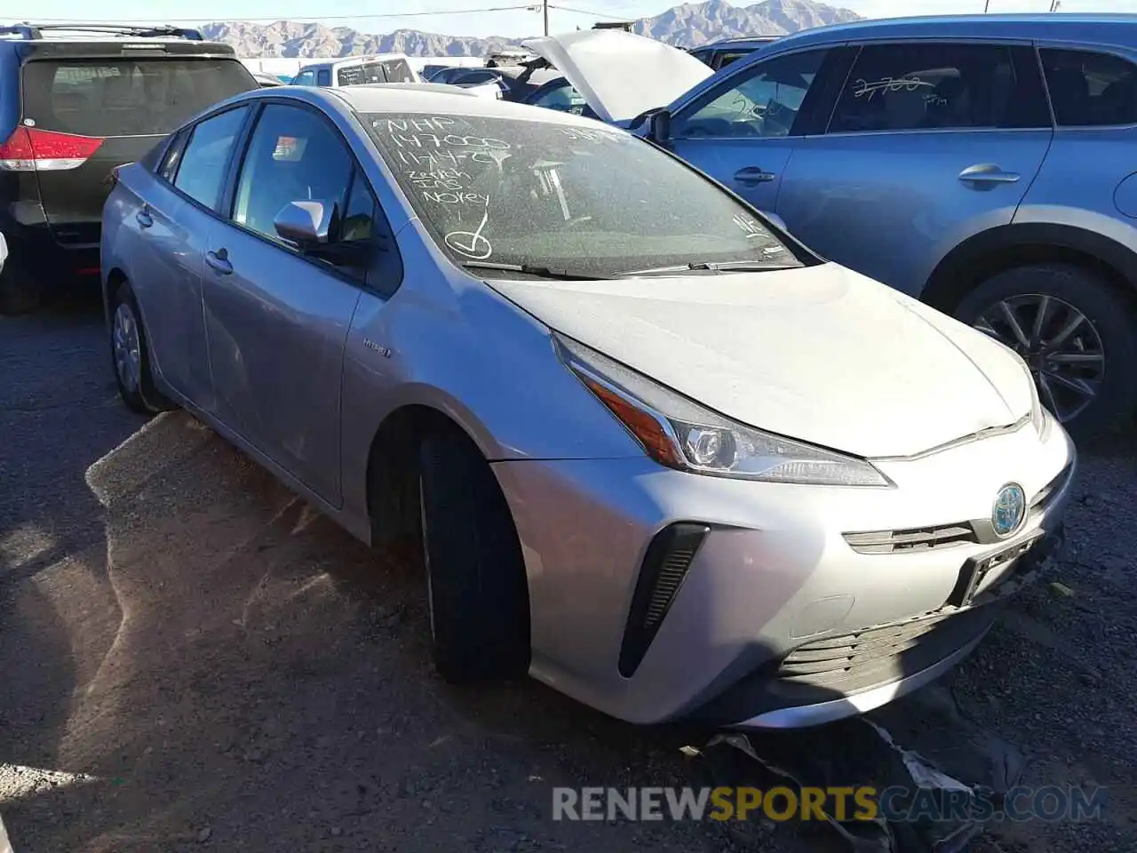 1 Photograph of a damaged car JTDKAMFU5M3145658 TOYOTA PRIUS 2021