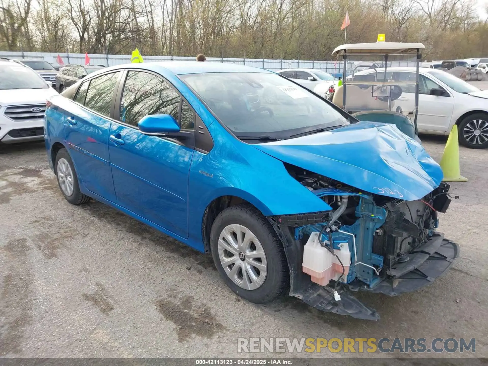 1 Photograph of a damaged car JTDKAMFU5M3145949 TOYOTA PRIUS 2021