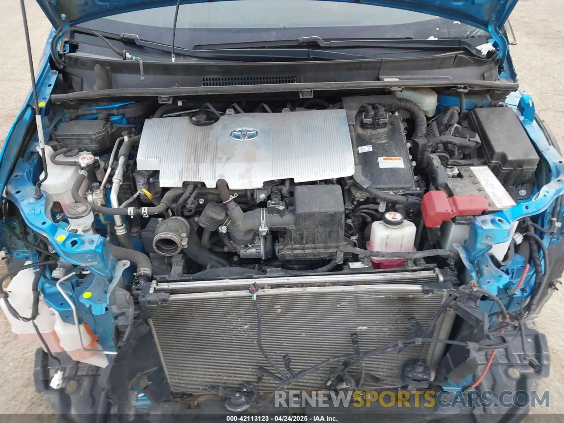 10 Photograph of a damaged car JTDKAMFU5M3145949 TOYOTA PRIUS 2021