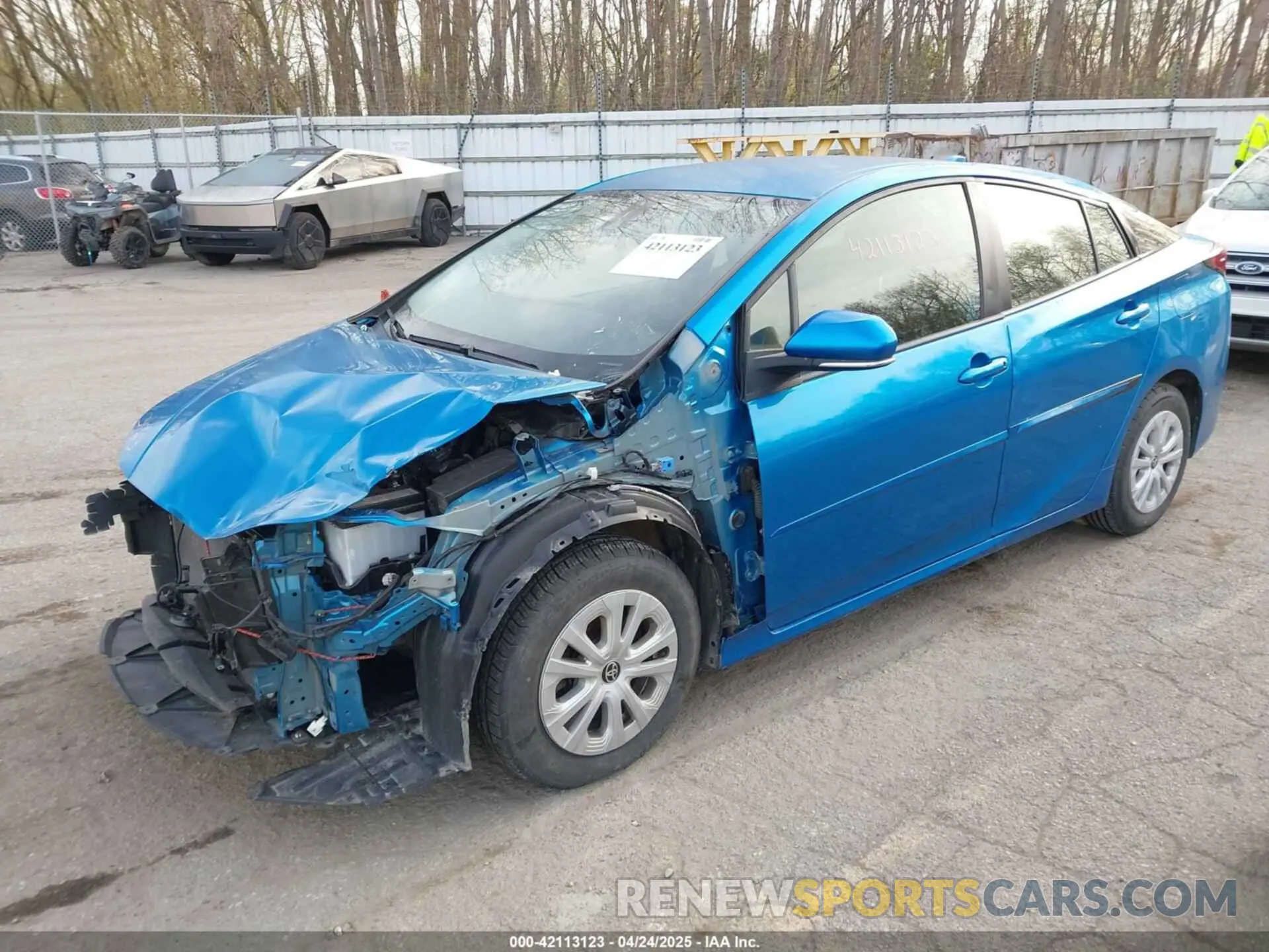 2 Photograph of a damaged car JTDKAMFU5M3145949 TOYOTA PRIUS 2021