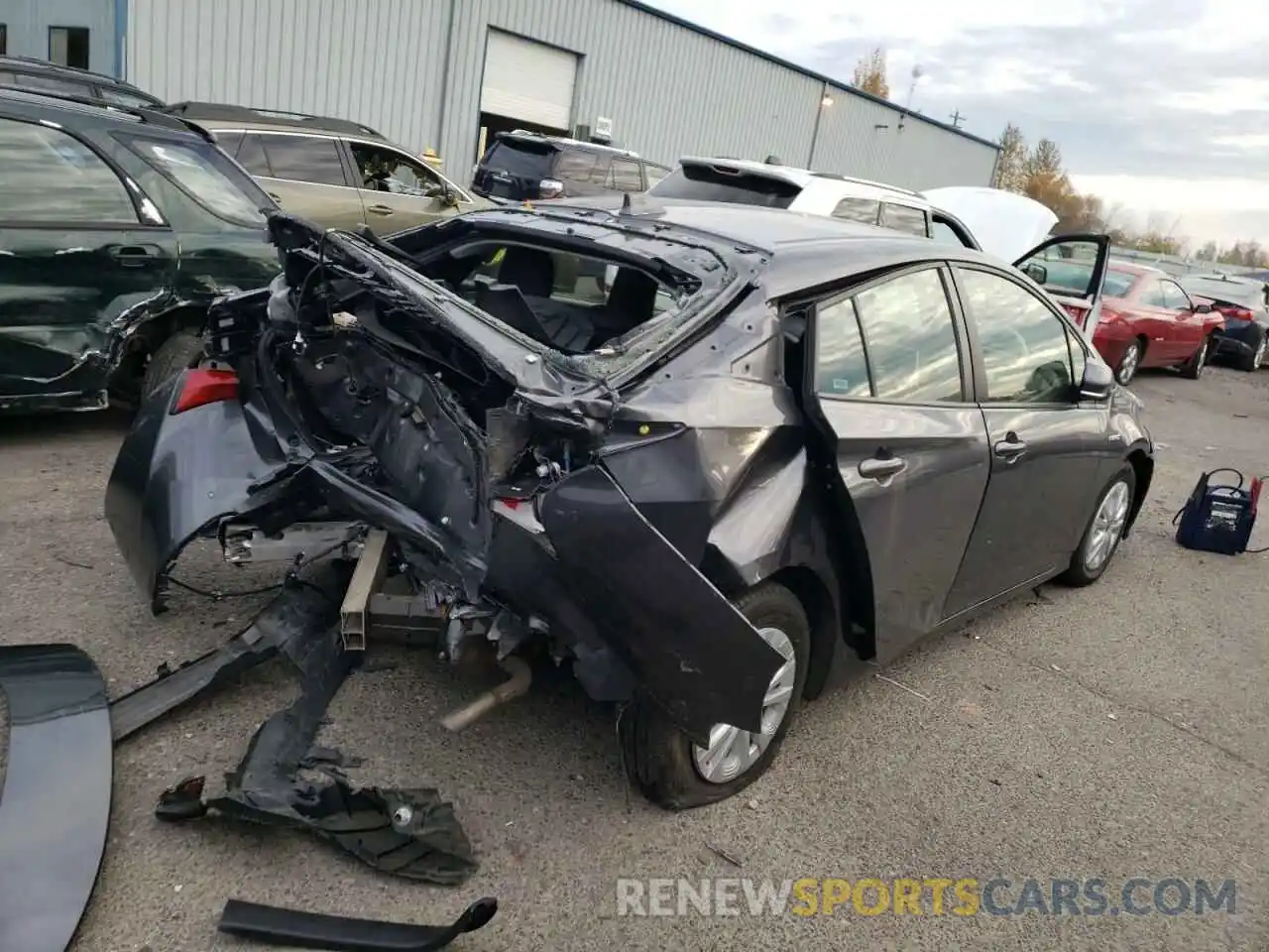 3 Photograph of a damaged car JTDKAMFU5M3151704 TOYOTA PRIUS 2021