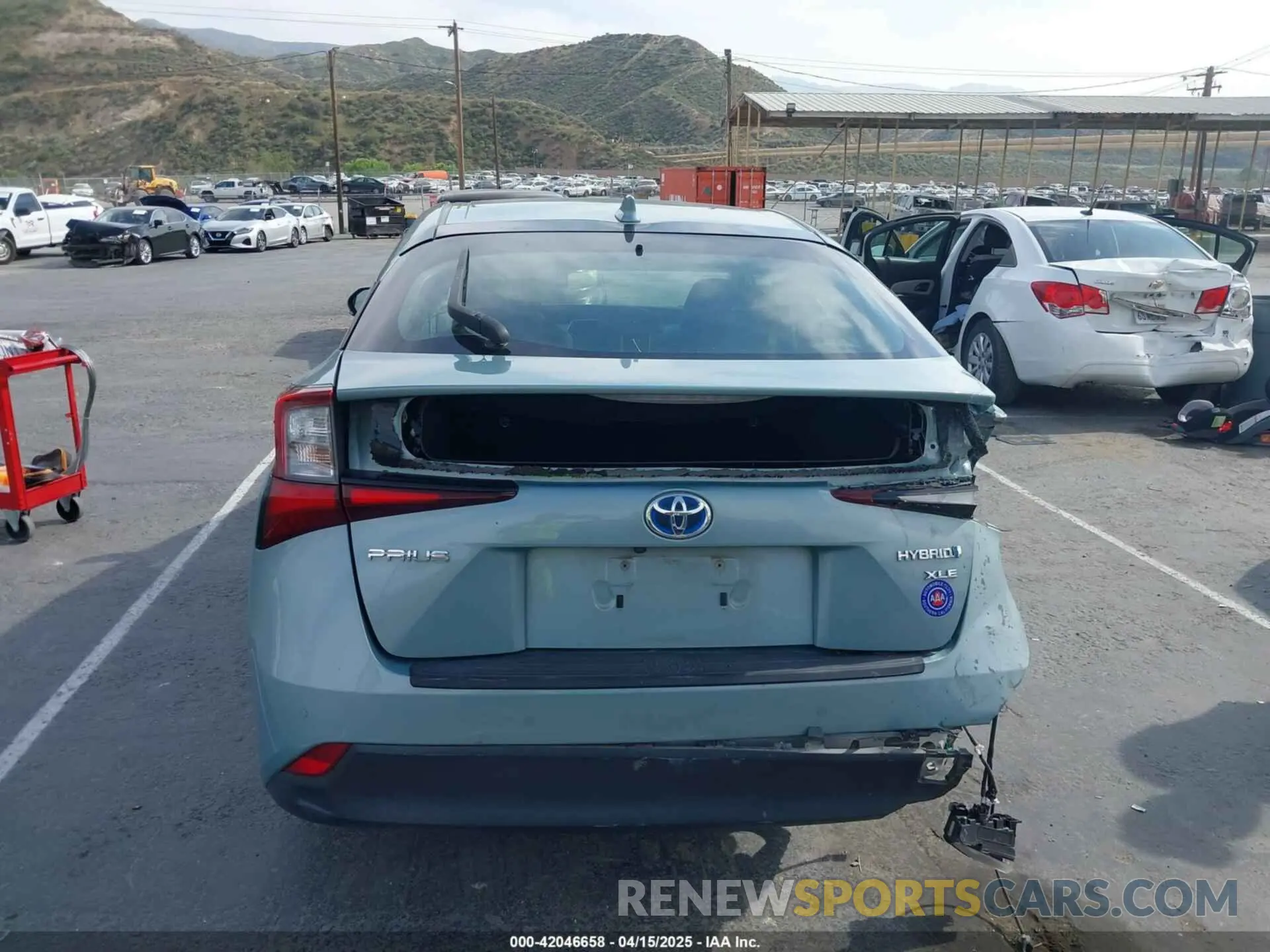 16 Photograph of a damaged car JTDKAMFU6M3127489 TOYOTA PRIUS 2021