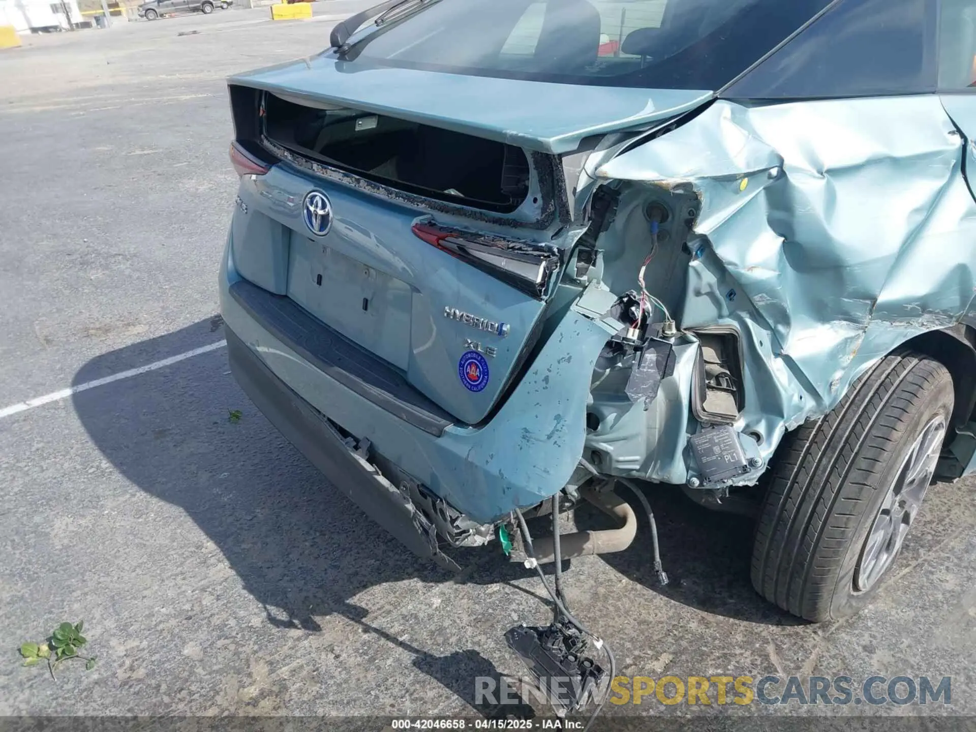 6 Photograph of a damaged car JTDKAMFU6M3127489 TOYOTA PRIUS 2021