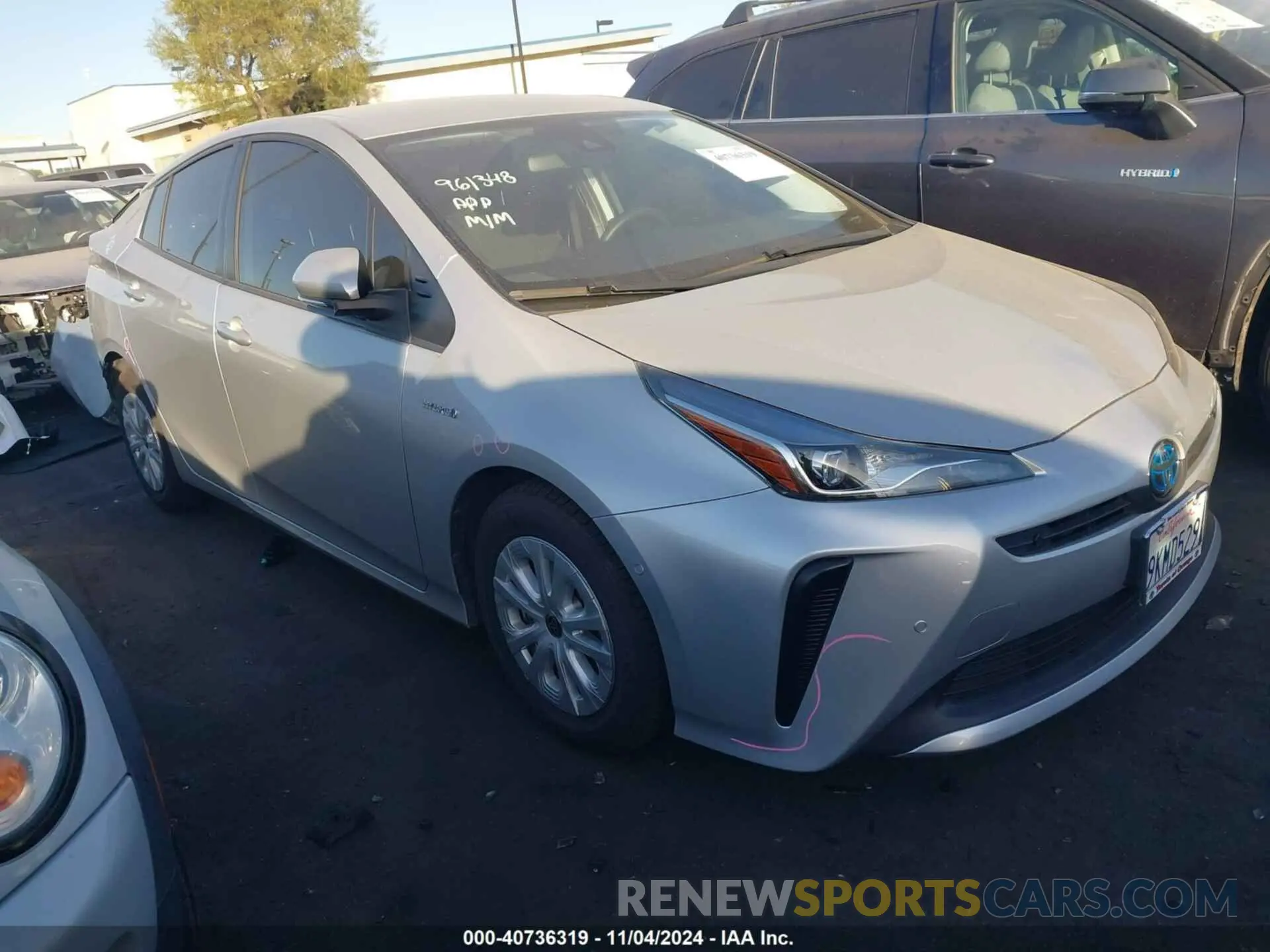 1 Photograph of a damaged car JTDKAMFU6M3131672 TOYOTA PRIUS 2021