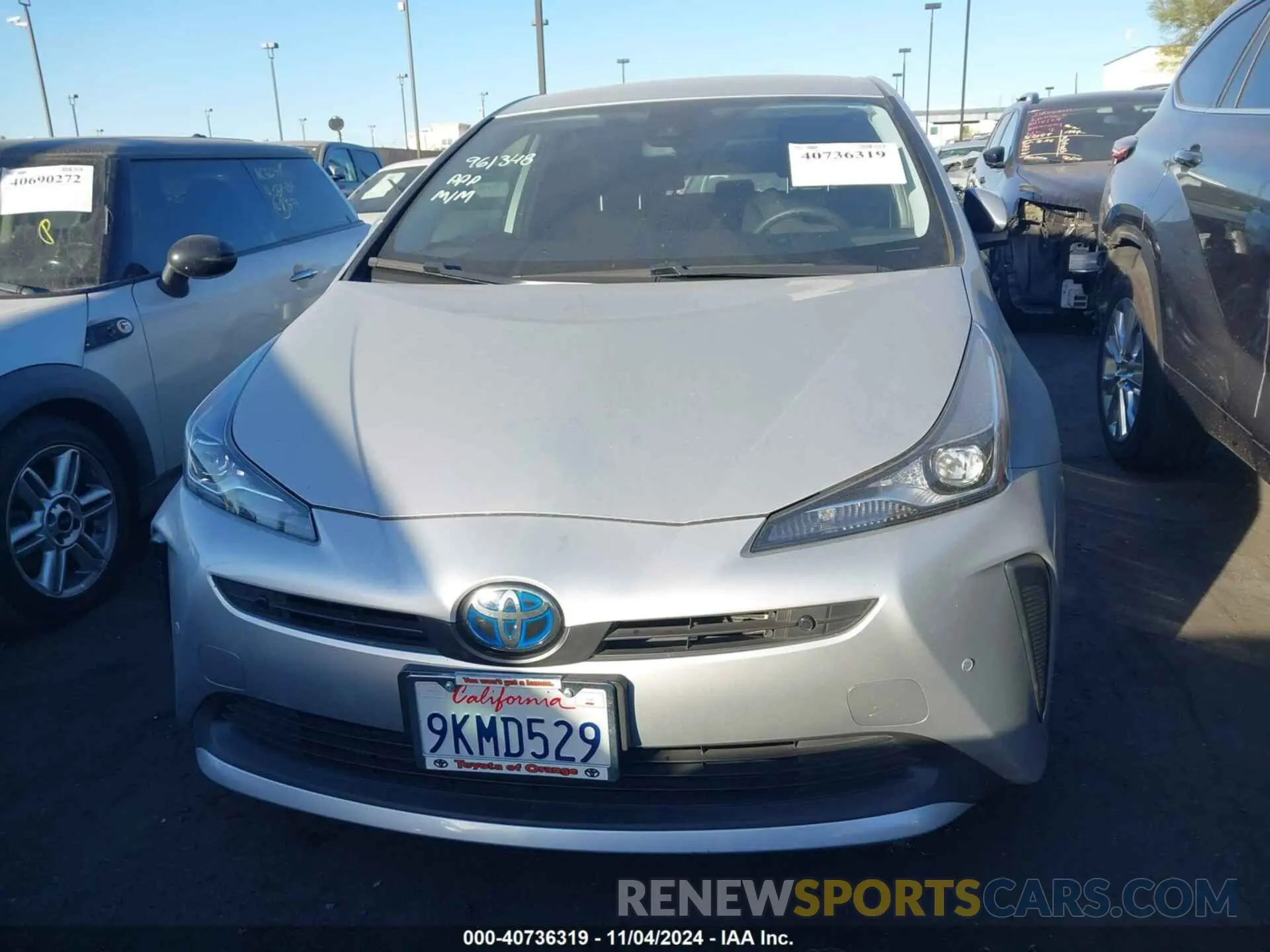 13 Photograph of a damaged car JTDKAMFU6M3131672 TOYOTA PRIUS 2021