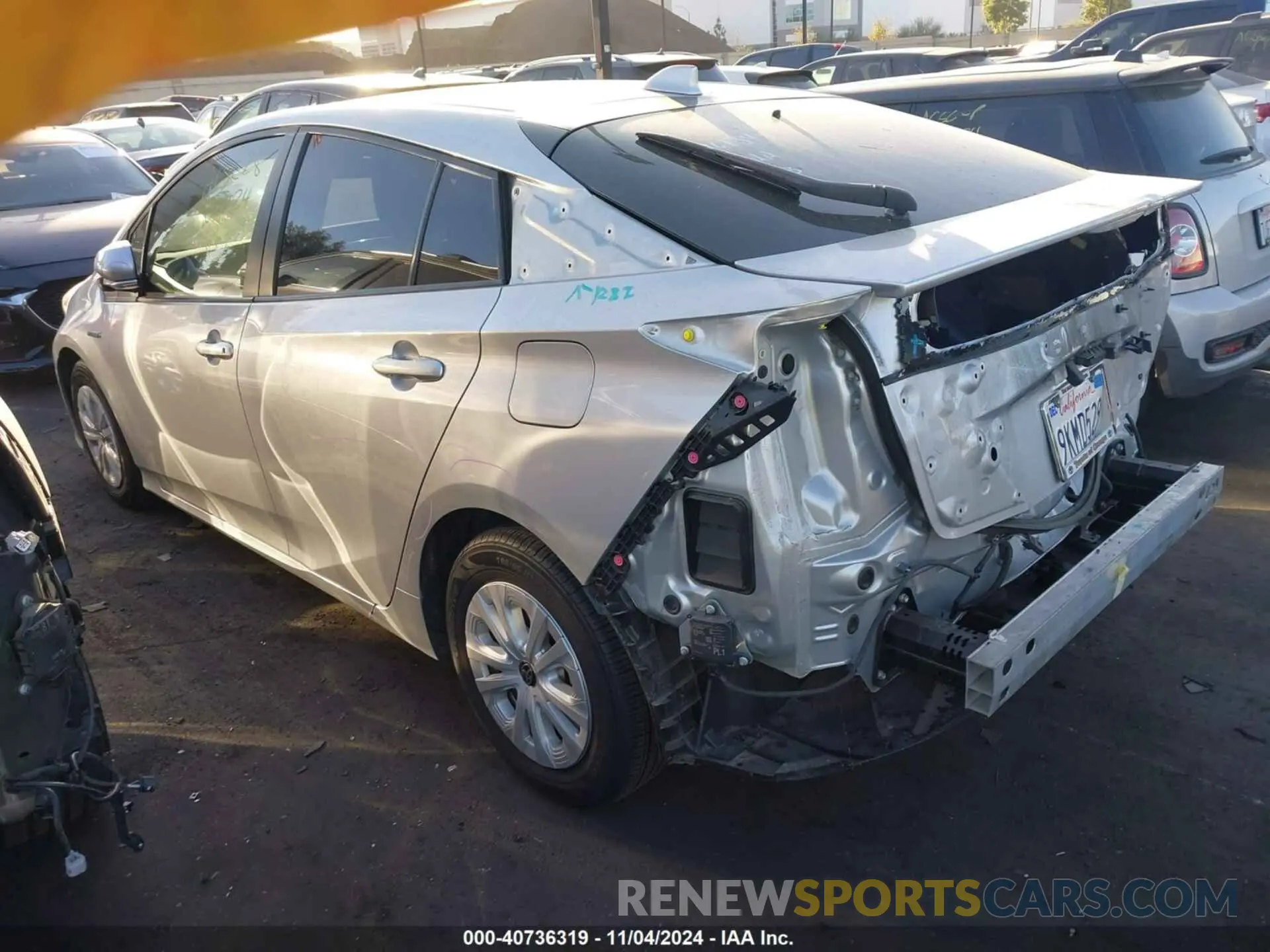 3 Photograph of a damaged car JTDKAMFU6M3131672 TOYOTA PRIUS 2021