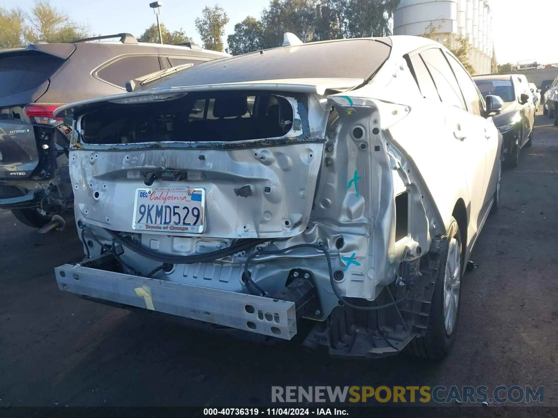 6 Photograph of a damaged car JTDKAMFU6M3131672 TOYOTA PRIUS 2021