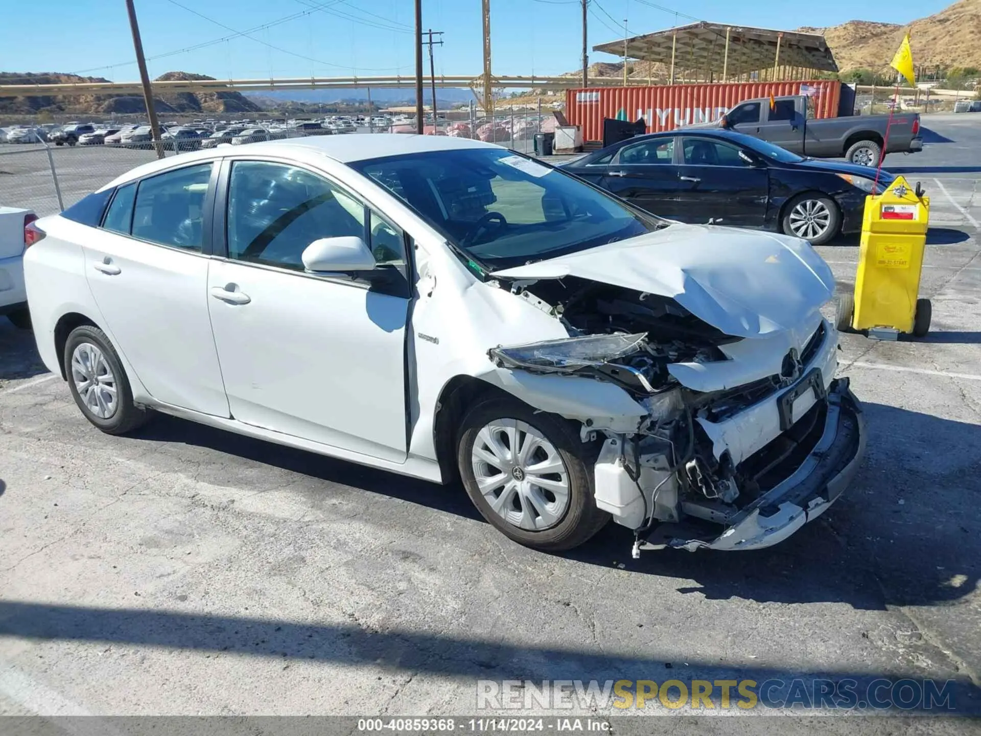 1 Photograph of a damaged car JTDKAMFU6M3131932 TOYOTA PRIUS 2021