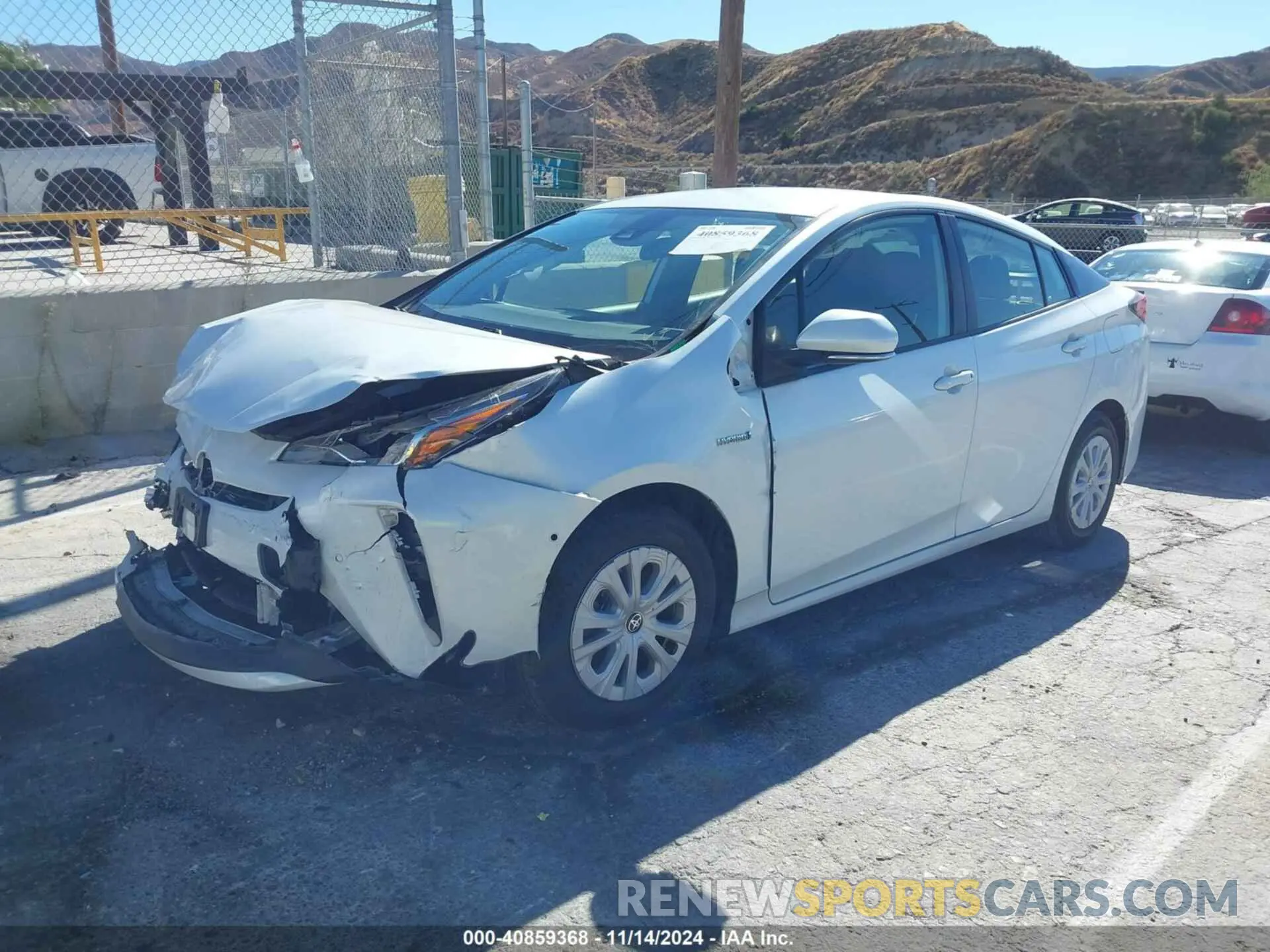 2 Photograph of a damaged car JTDKAMFU6M3131932 TOYOTA PRIUS 2021
