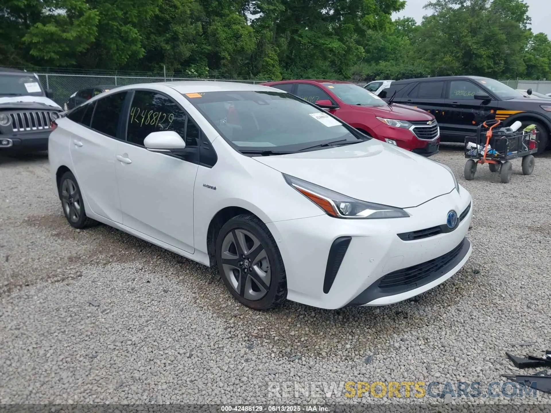 1 Photograph of a damaged car JTDKAMFU6M3137679 TOYOTA PRIUS 2021