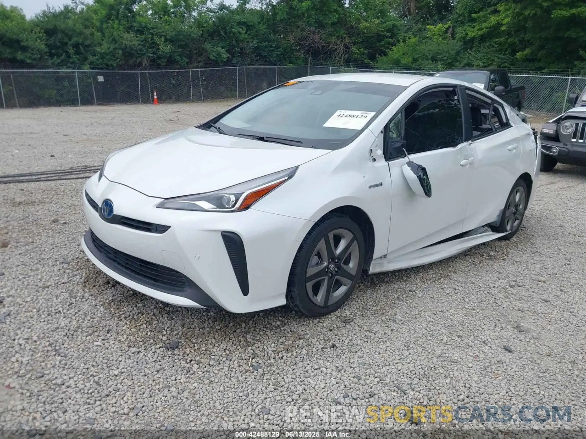 2 Photograph of a damaged car JTDKAMFU6M3137679 TOYOTA PRIUS 2021