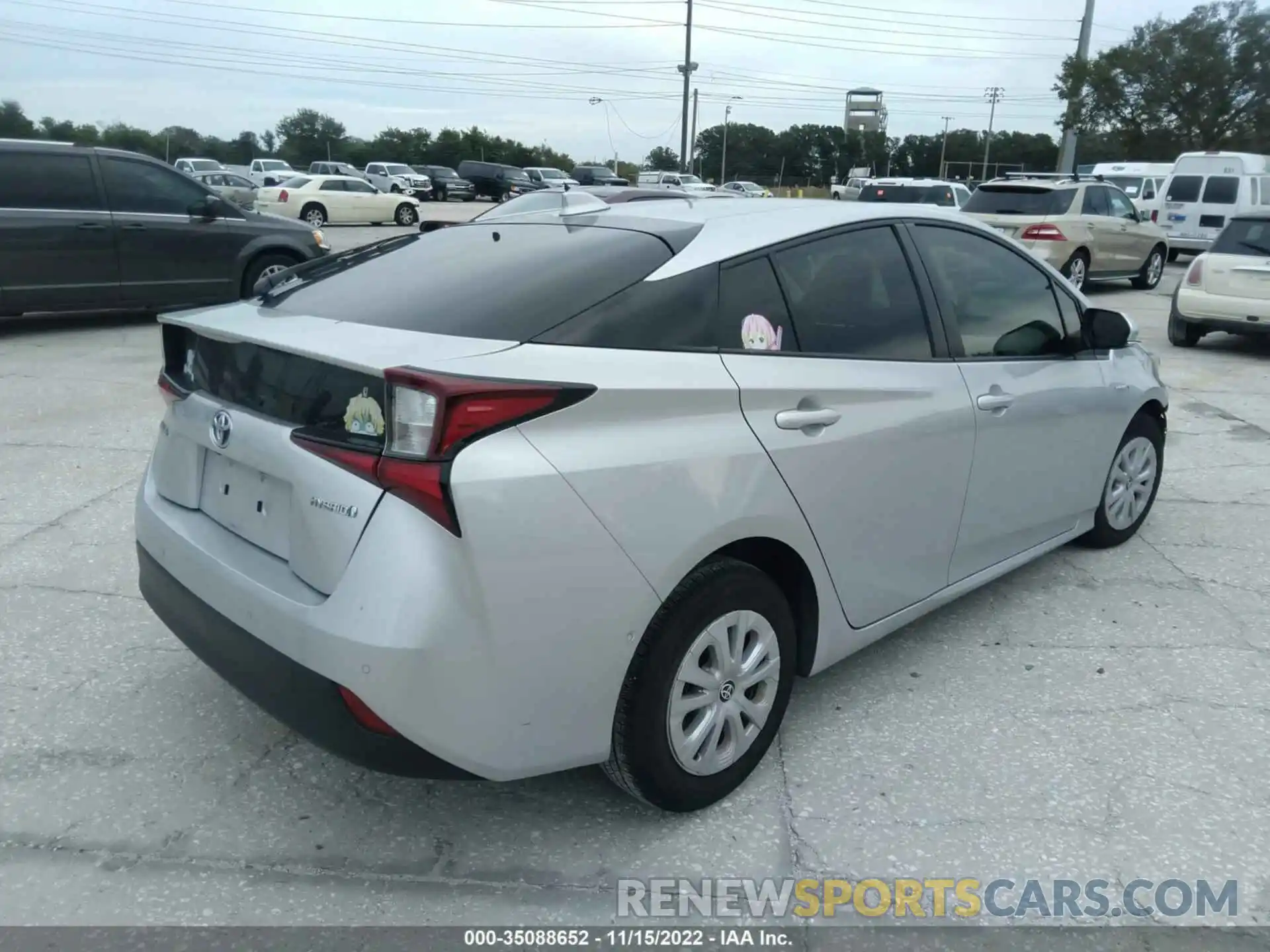 4 Photograph of a damaged car JTDKAMFU6M3139528 TOYOTA PRIUS 2021