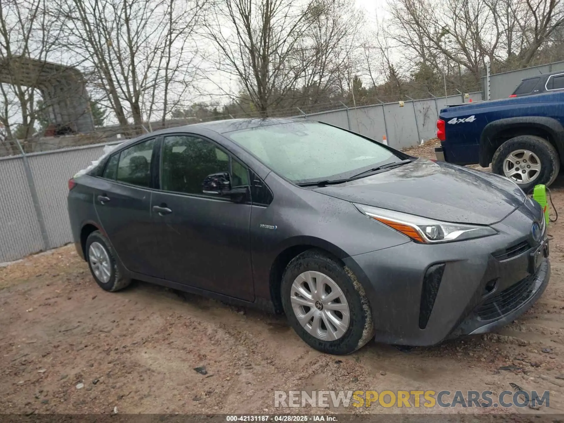 1 Photograph of a damaged car JTDKAMFU6M3140081 TOYOTA PRIUS 2021