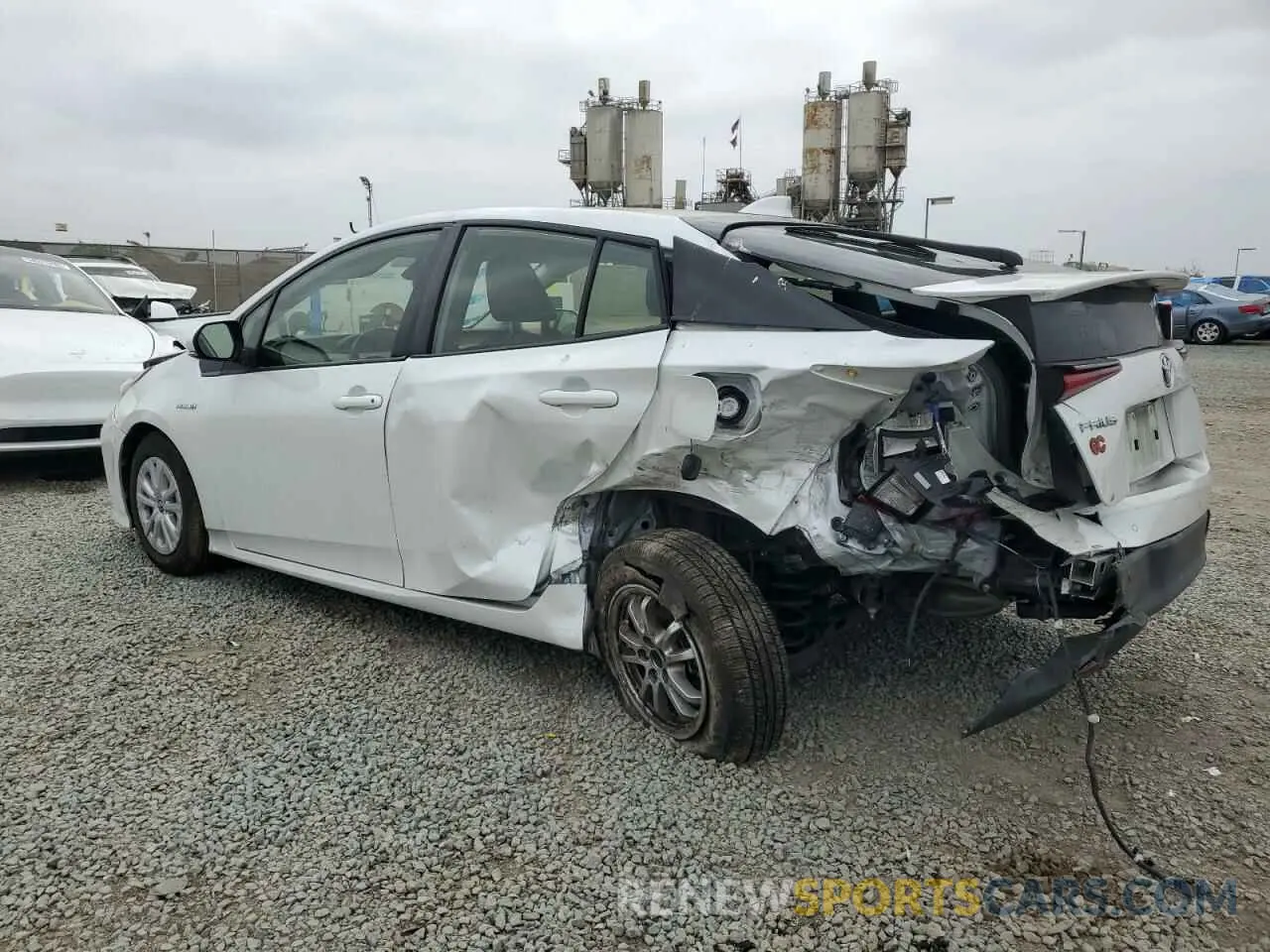 2 Photograph of a damaged car JTDKAMFU6M3140307 TOYOTA PRIUS 2021