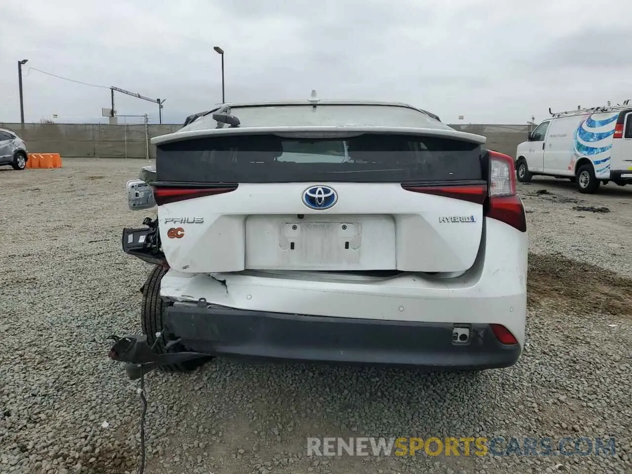 6 Photograph of a damaged car JTDKAMFU6M3140307 TOYOTA PRIUS 2021