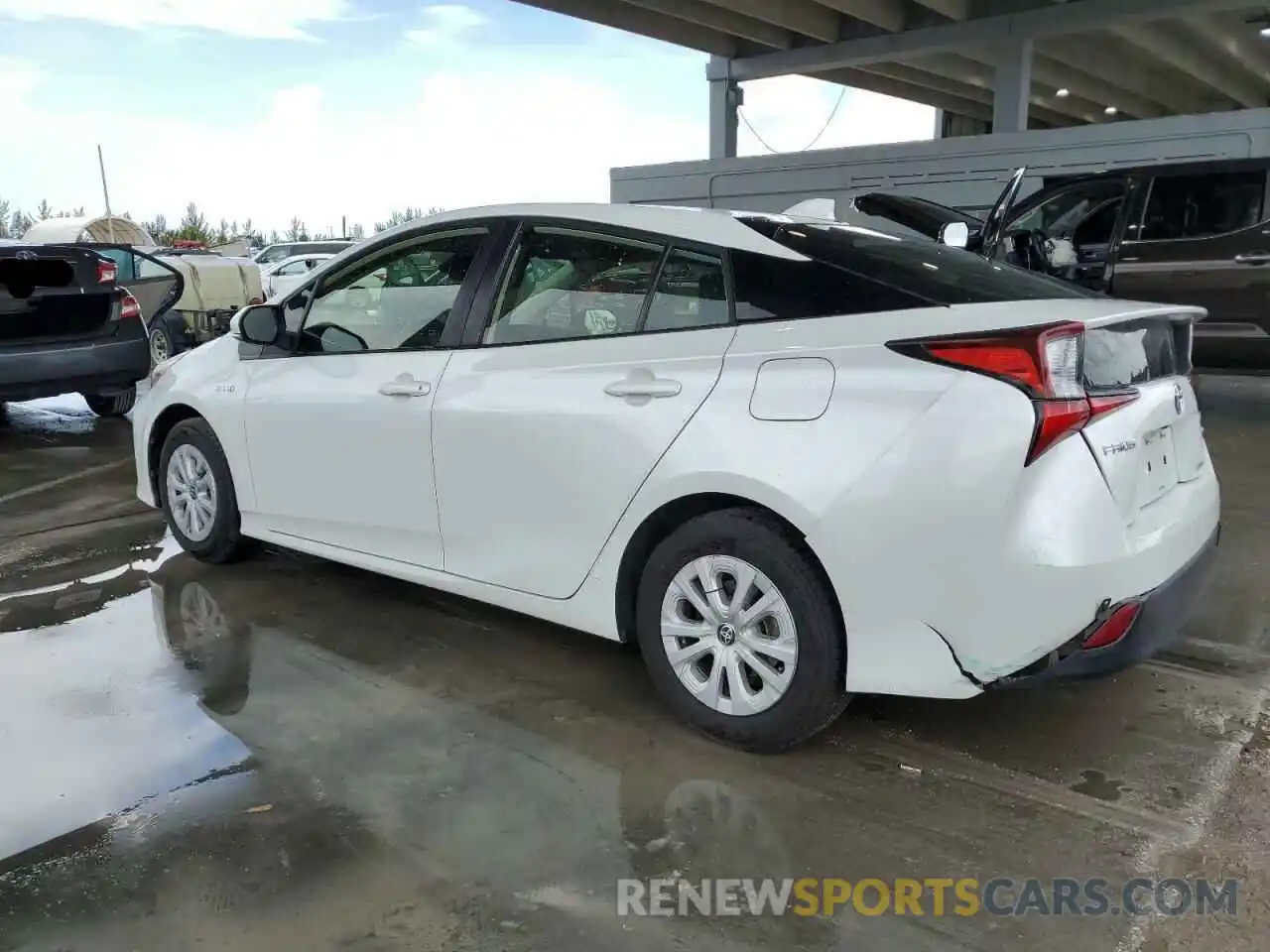 2 Photograph of a damaged car JTDKAMFU6M3145023 TOYOTA PRIUS 2021