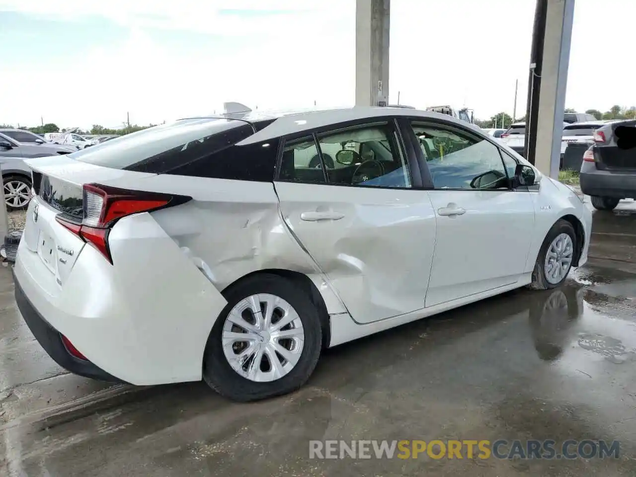 3 Photograph of a damaged car JTDKAMFU6M3145023 TOYOTA PRIUS 2021