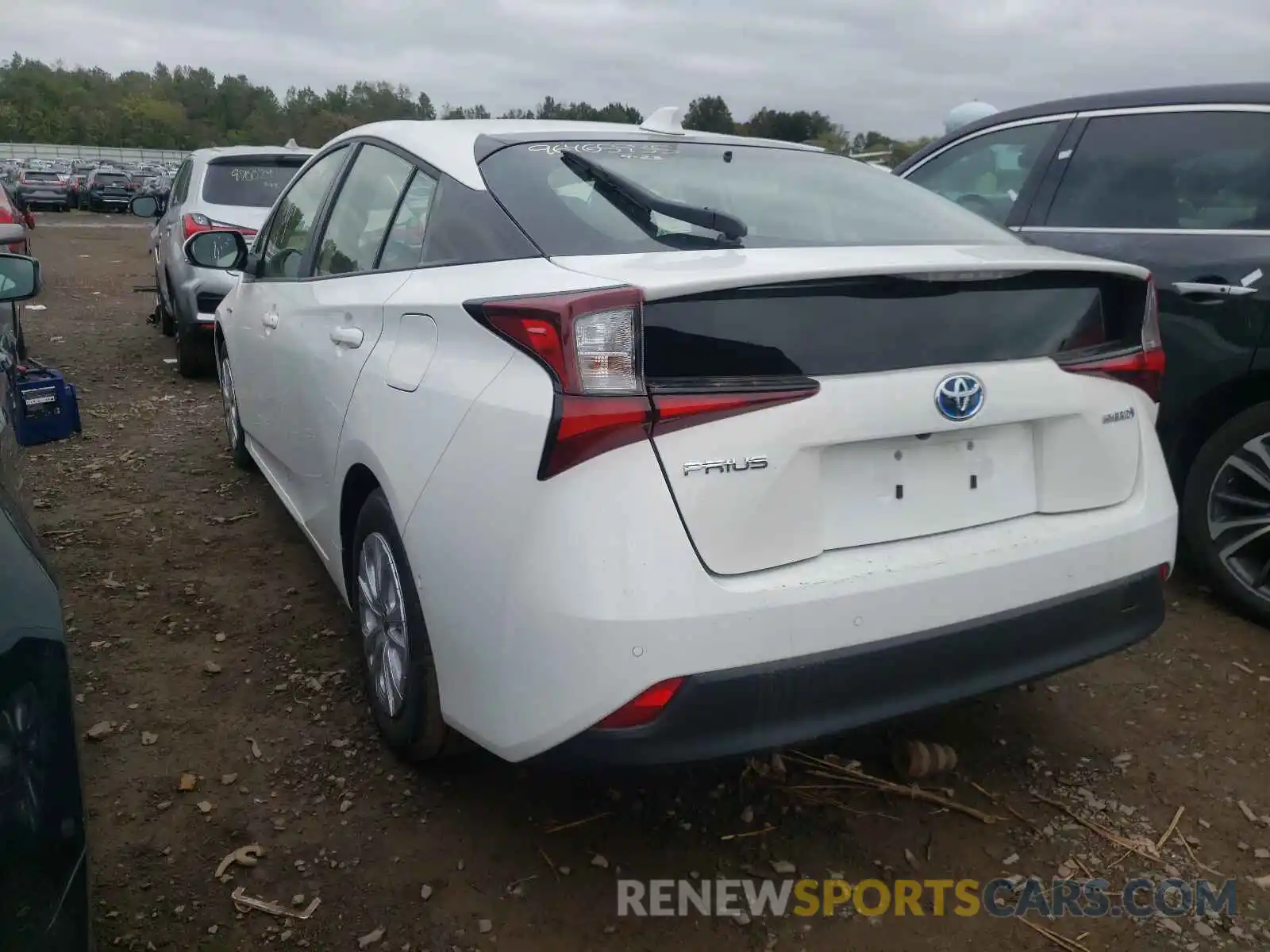 3 Photograph of a damaged car JTDKAMFU6M3145054 TOYOTA PRIUS 2021