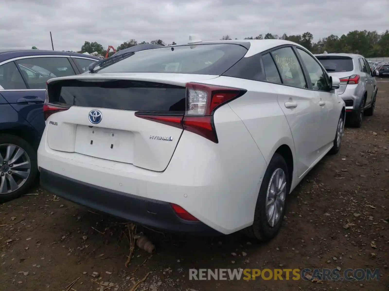 4 Photograph of a damaged car JTDKAMFU6M3145054 TOYOTA PRIUS 2021