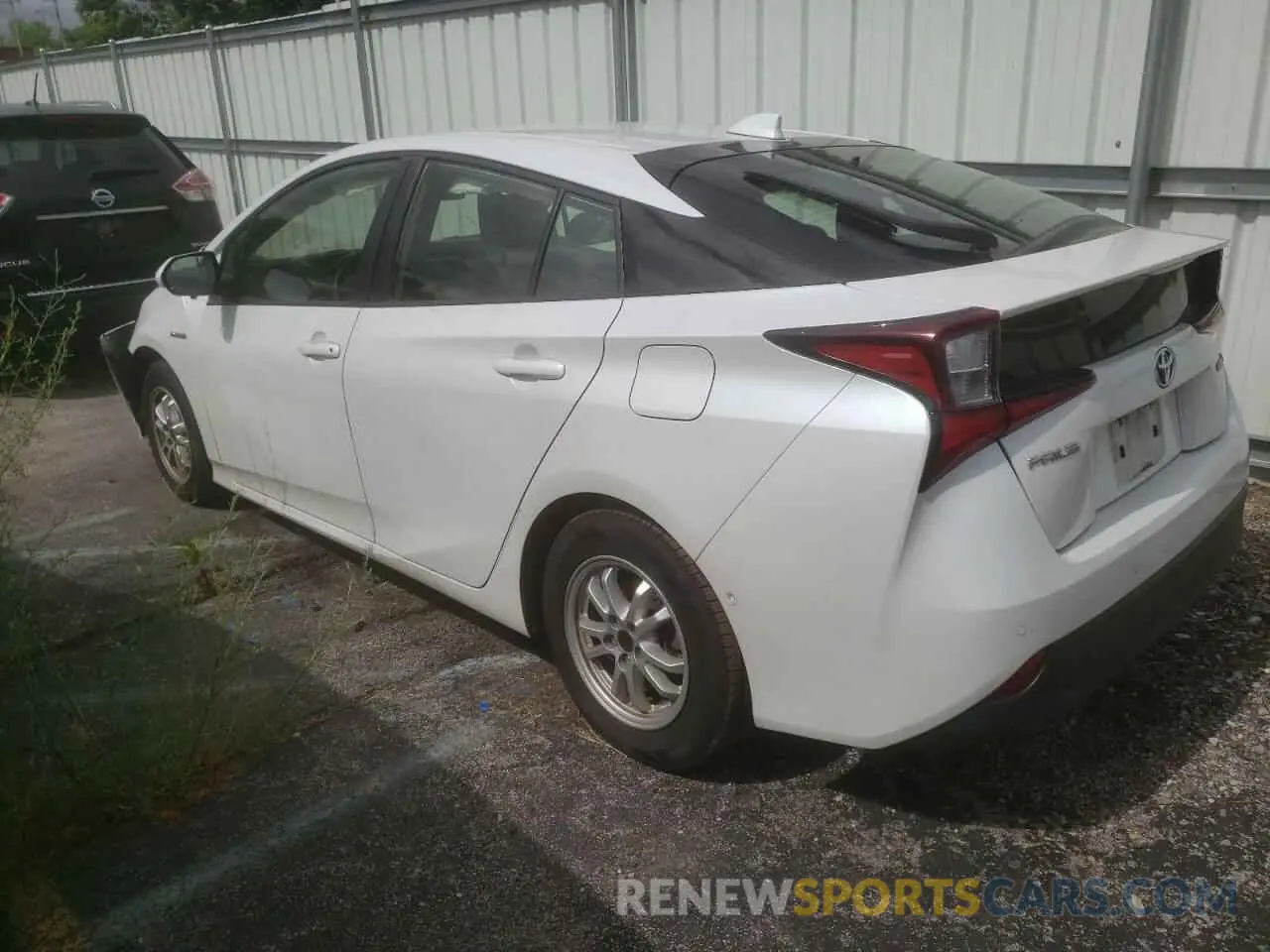 2 Photograph of a damaged car JTDKAMFU7M3133835 TOYOTA PRIUS 2021