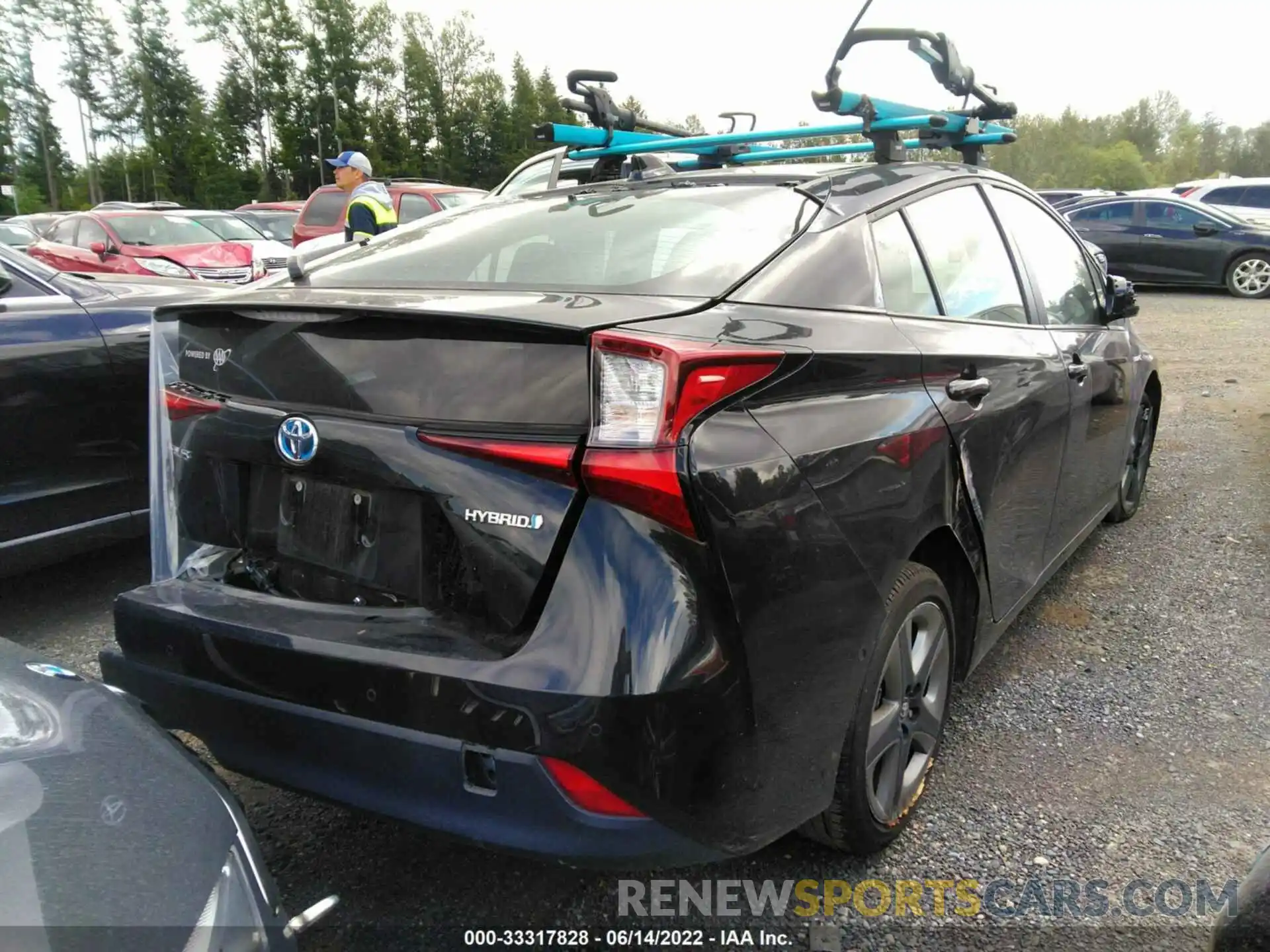 4 Photograph of a damaged car JTDKAMFU7M3136525 TOYOTA PRIUS 2021