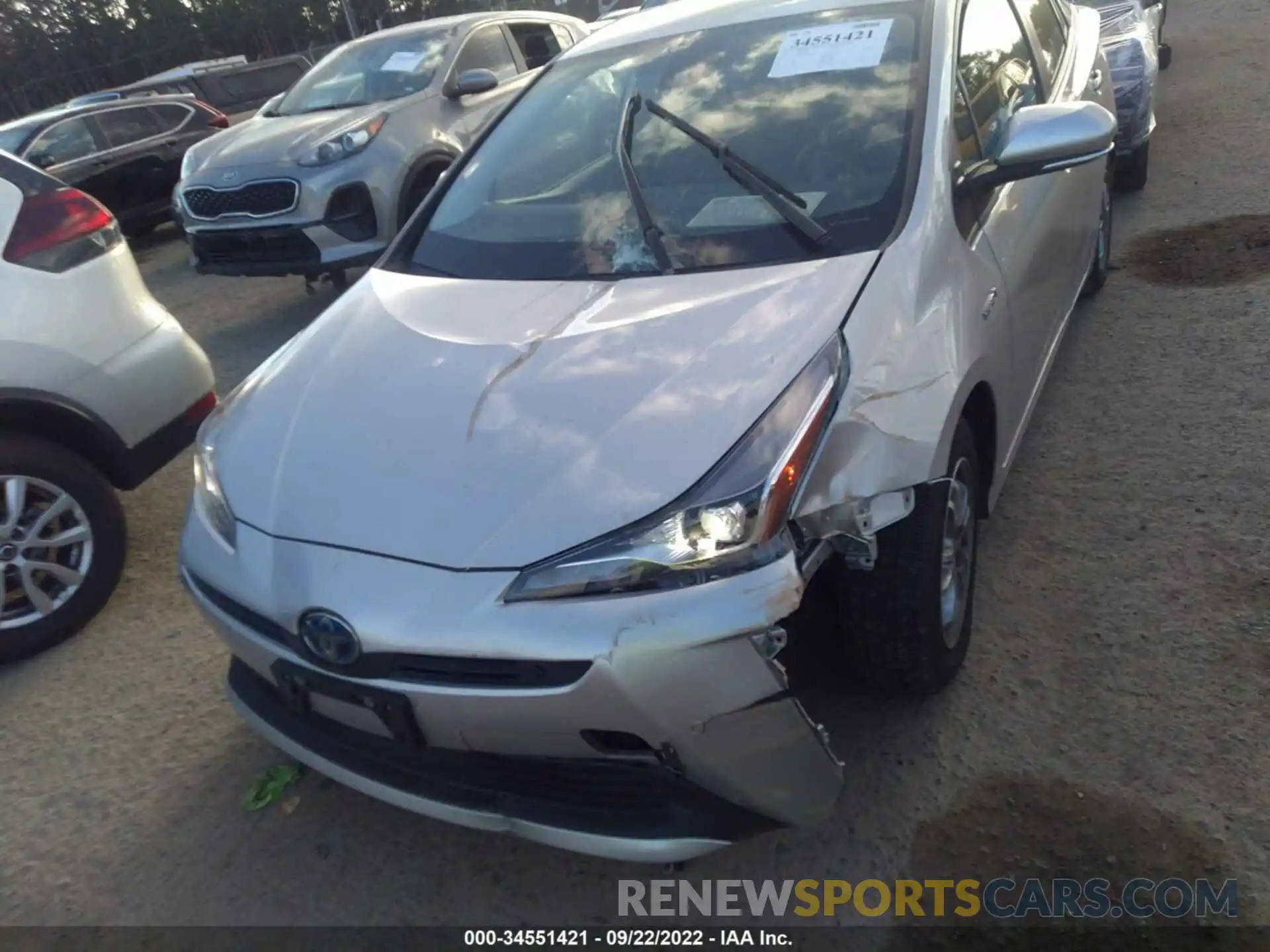 6 Photograph of a damaged car JTDKAMFU7M3142714 TOYOTA PRIUS 2021