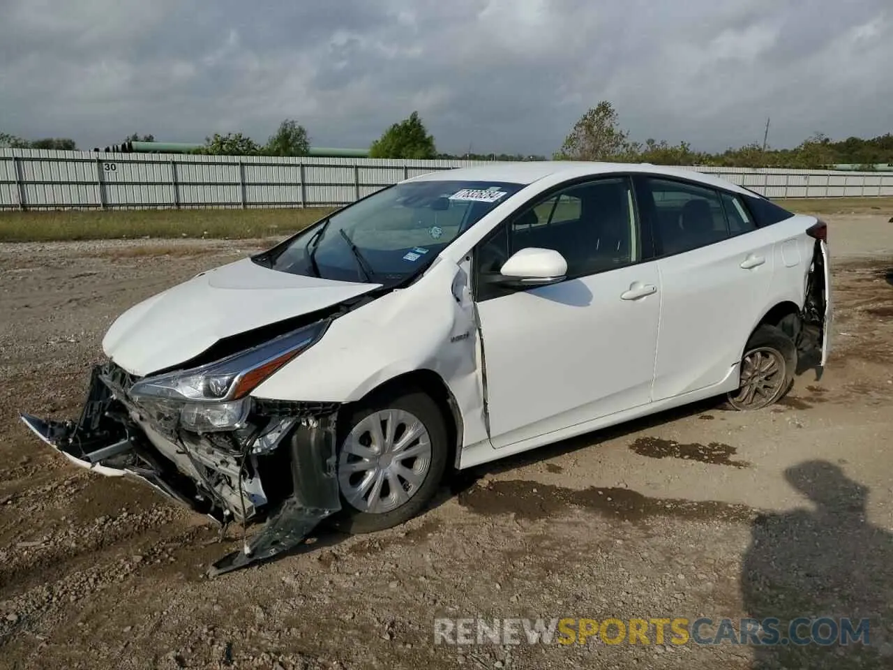 1 Photograph of a damaged car JTDKAMFU7M3144513 TOYOTA PRIUS 2021