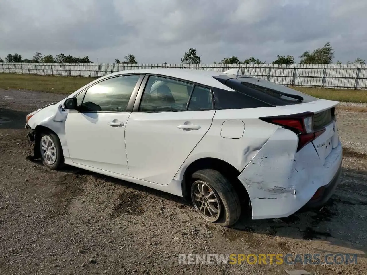 2 Photograph of a damaged car JTDKAMFU7M3144513 TOYOTA PRIUS 2021