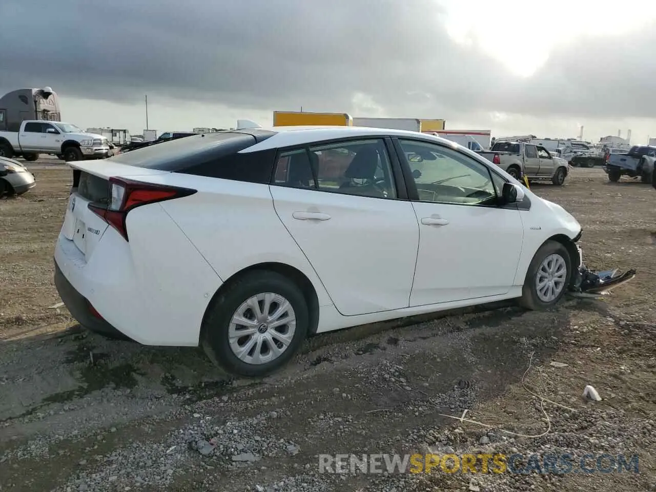 3 Photograph of a damaged car JTDKAMFU7M3144513 TOYOTA PRIUS 2021