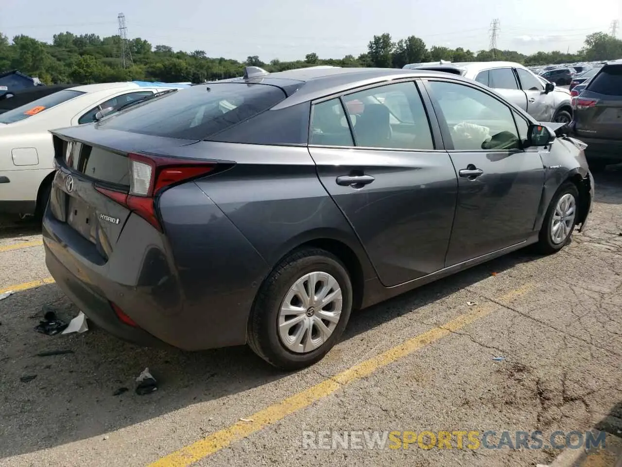3 Photograph of a damaged car JTDKAMFU7M3147444 TOYOTA PRIUS 2021